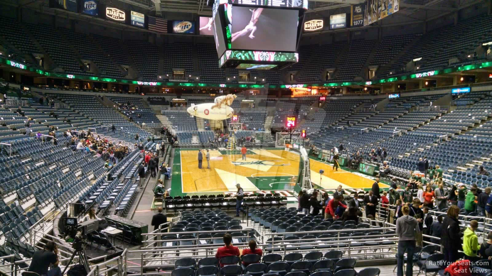 Bradley Center Section 208 Basketball Seating - RateYourSeats.com