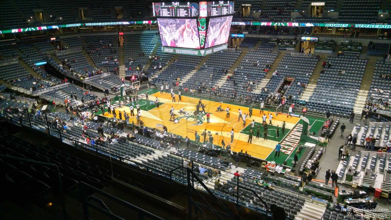 Bradley Center Section 441 - Milwaukee Bucks - RateYourSeats.com