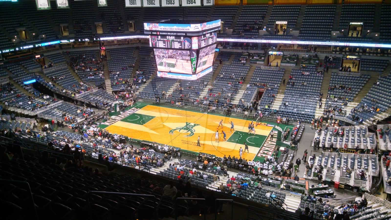 Bradley Center Section 441 - Milwaukee Bucks - RateYourSeats.com