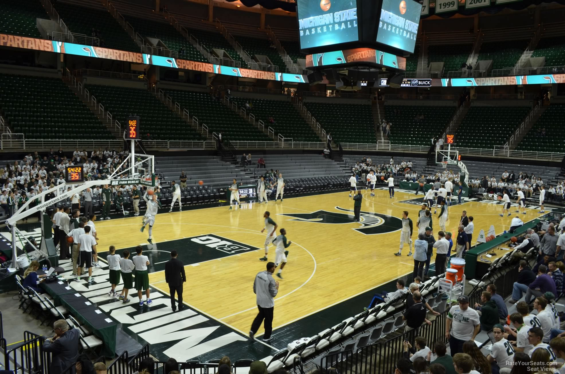 section 115, row 13 seat view  - breslin center
