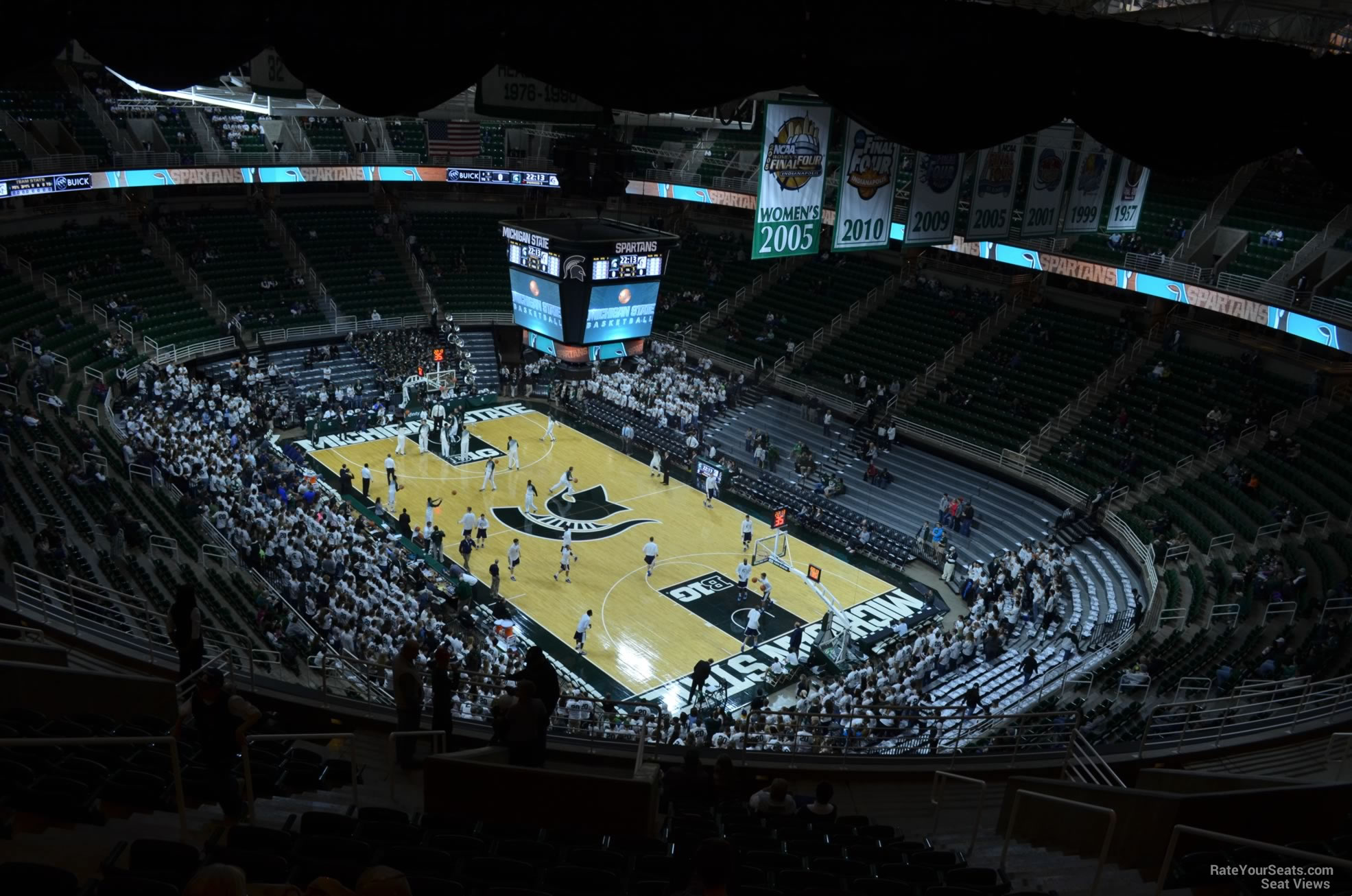 section 204, row 15 seat view  - breslin center