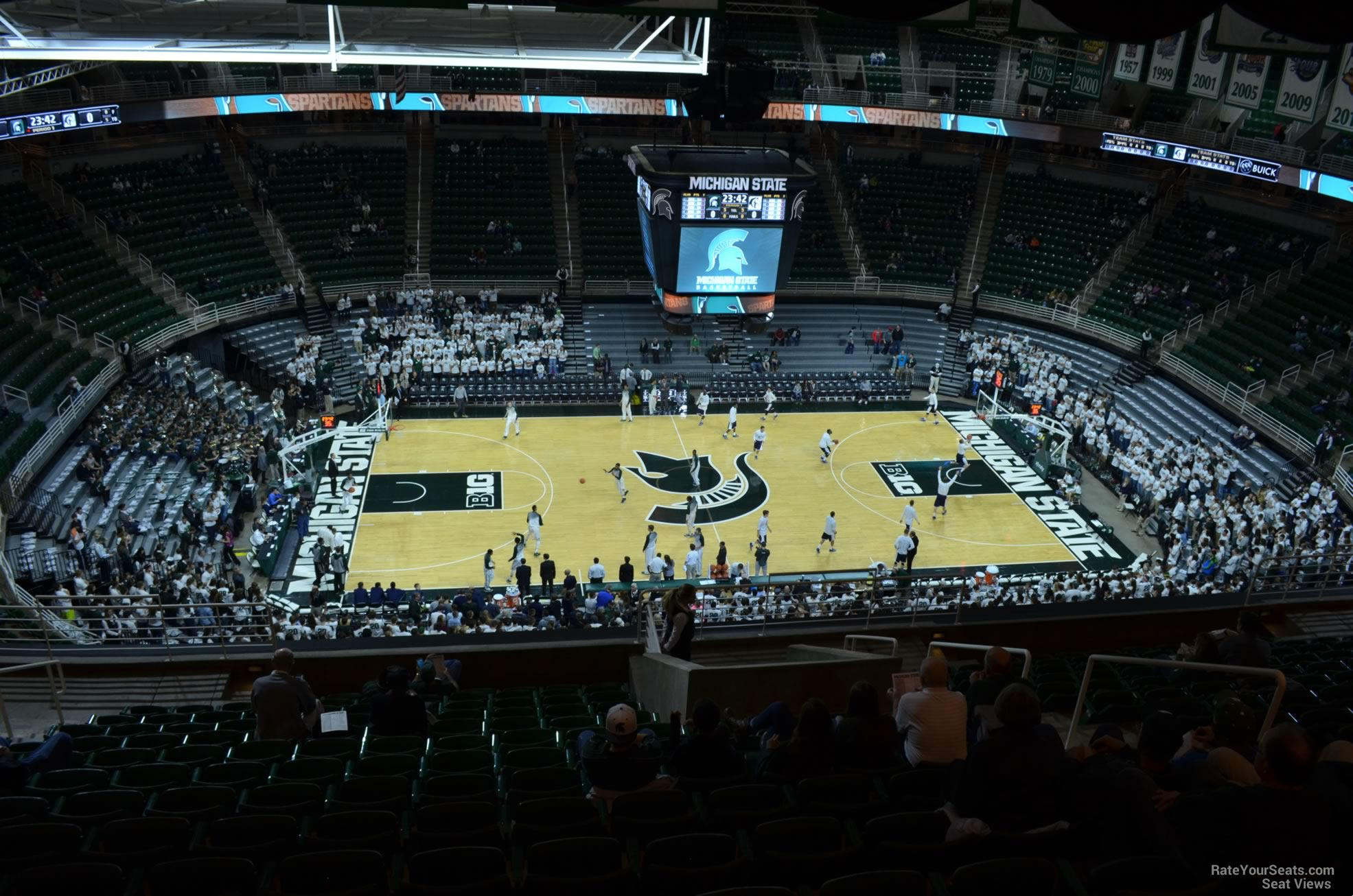 section 210, row 15 seat view  - breslin center