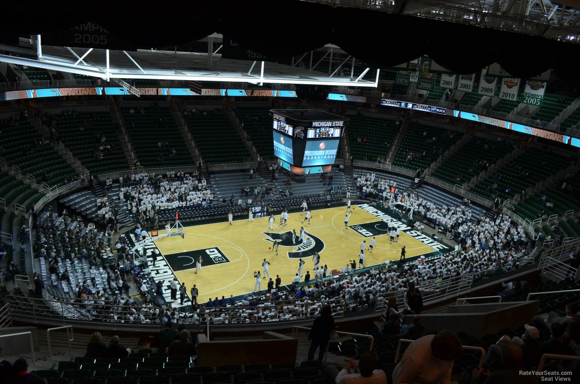 section 212, row 15 seat view  - breslin center