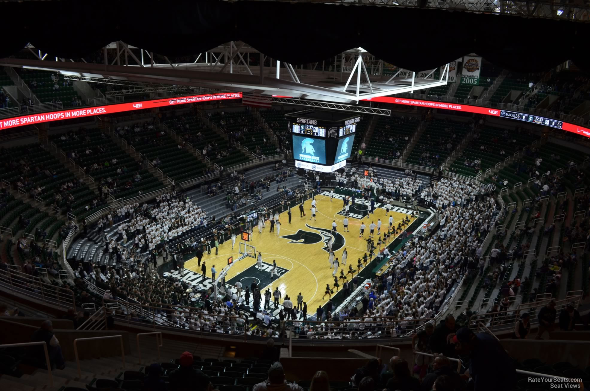 section 215, row 15 seat view  - breslin center