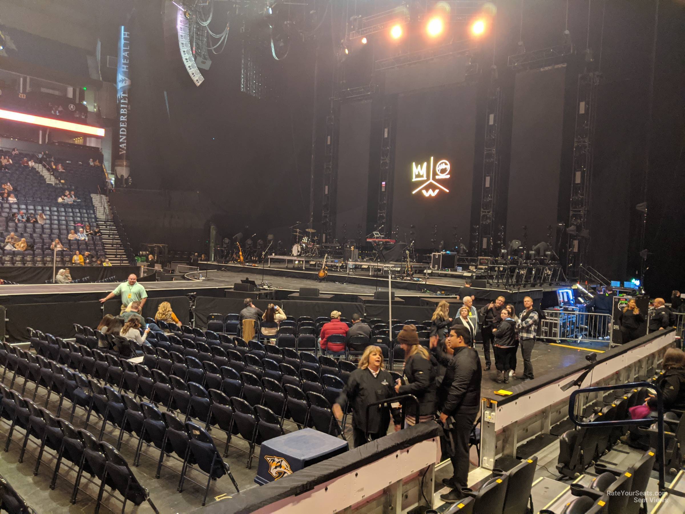 Section 106 at Bridgestone Arena for Concerts