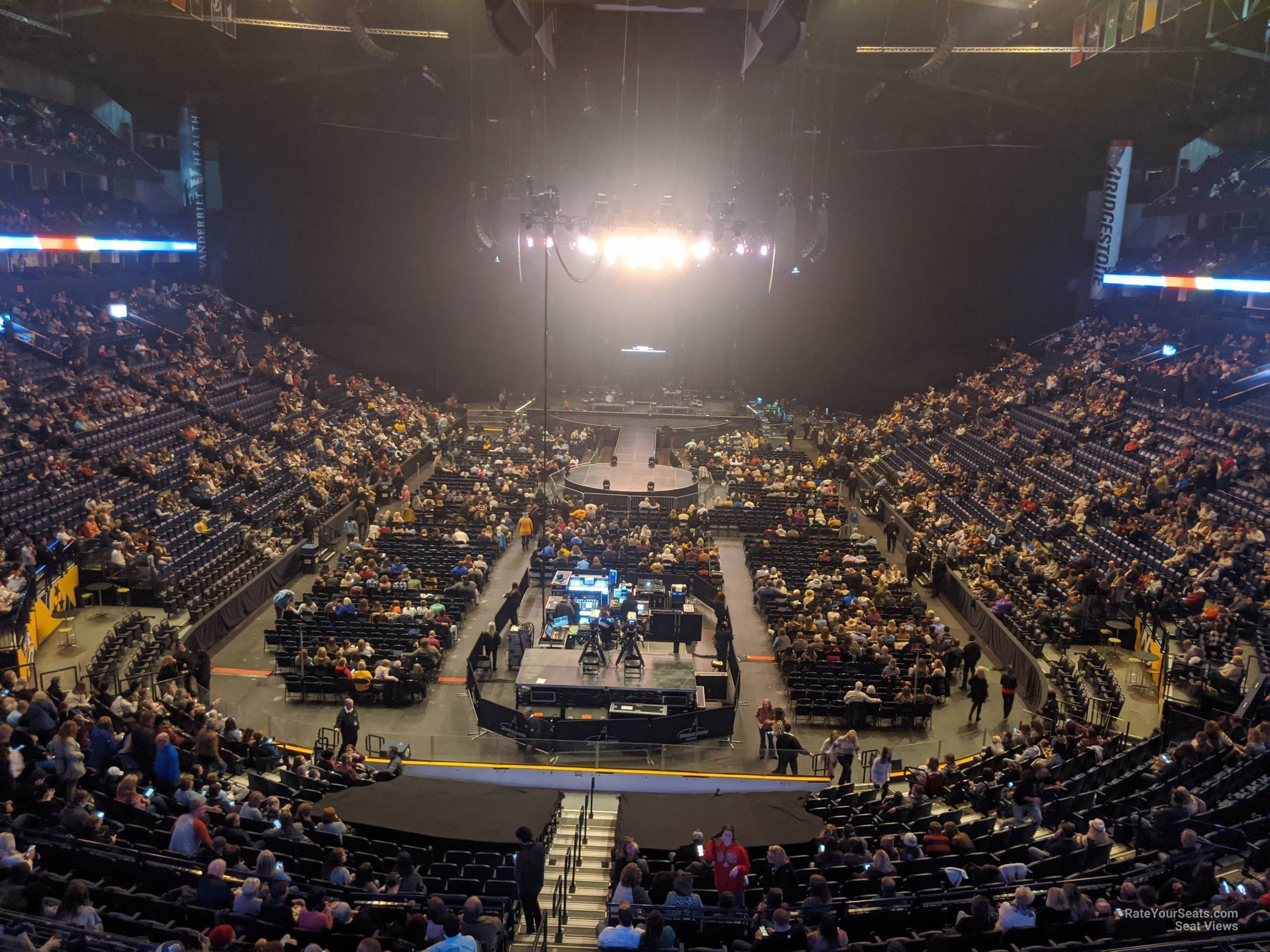 Bridgestone Arena Section 201 Concert Seating