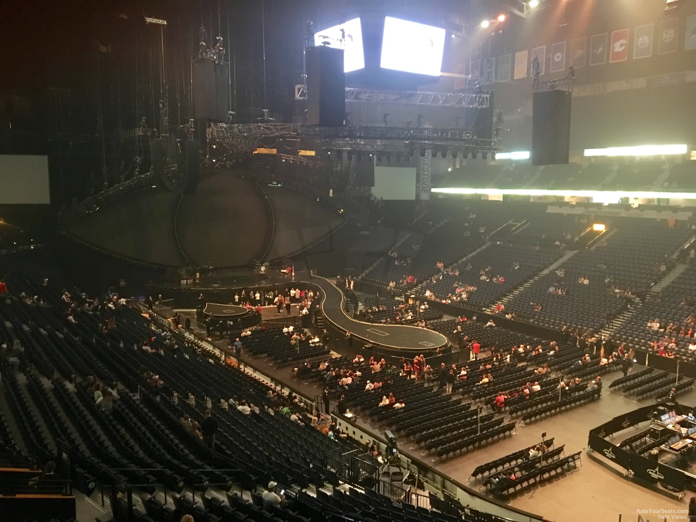 Bridgestone Arena Section 220 Concert Seating - RateYourSeats.com