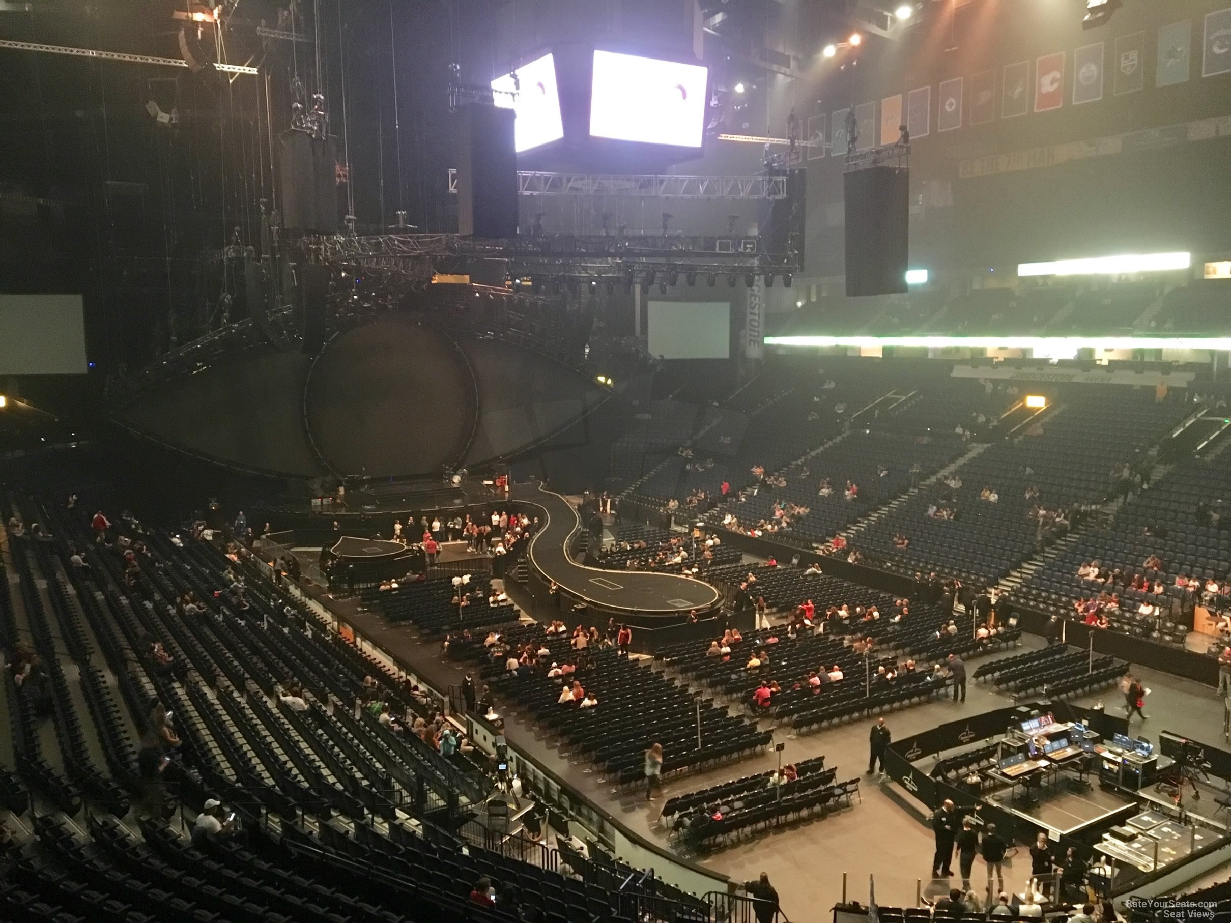 Bridgestone Arena Section 221 Concert Seating - RateYourSeats.com