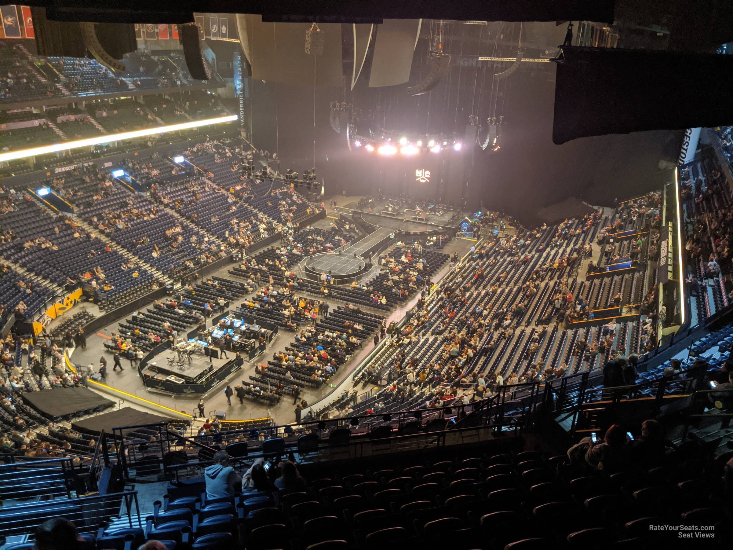 Bridgestone Arena Section 304 Concert Seating