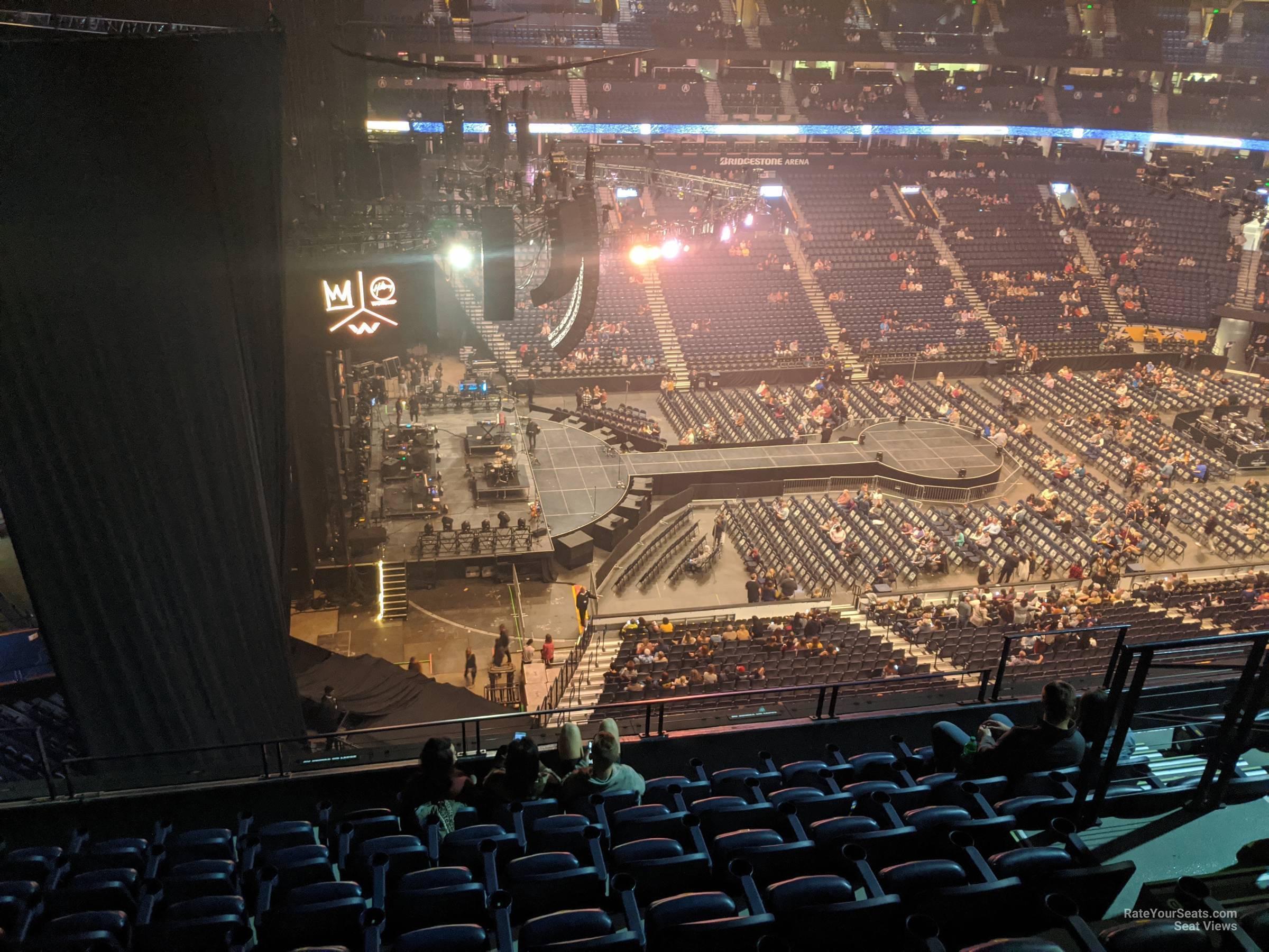 Bridgestone Arena Concert Section 323 Row H On 11 17 2019 FL 