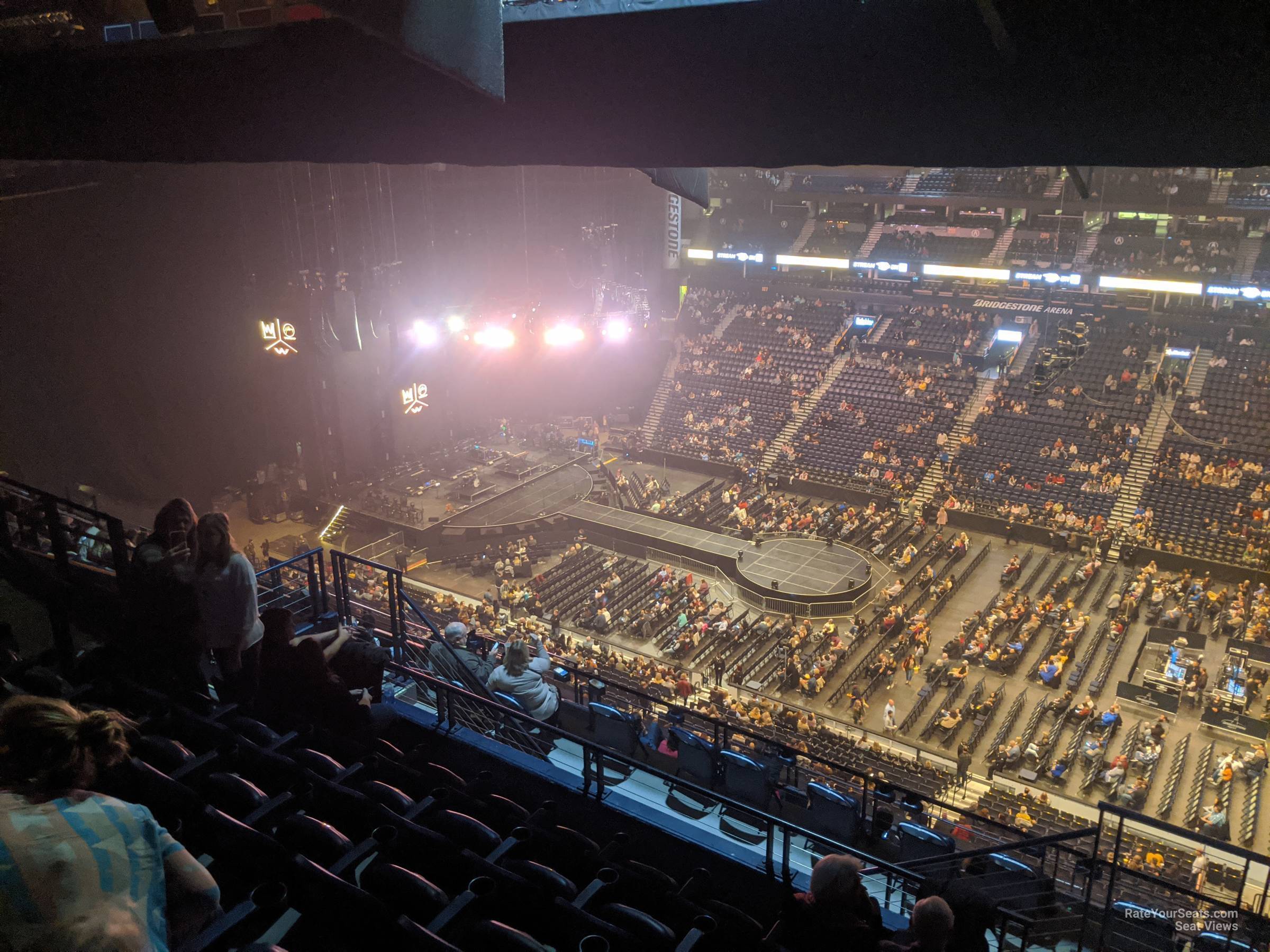 Bridgestone Arena Section 327 Concert Seating - RateYourSeats.com