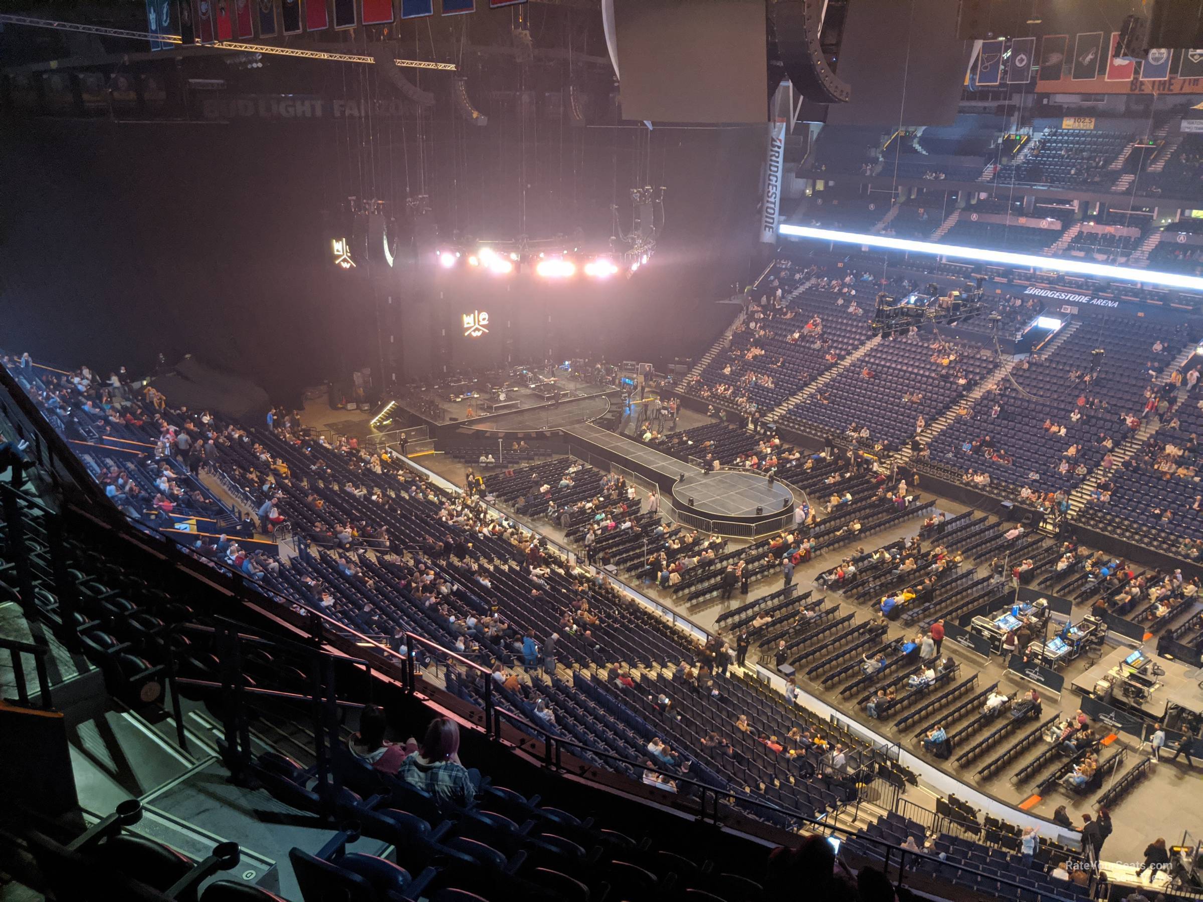 Section 329 at Bridgestone Arena for Concerts