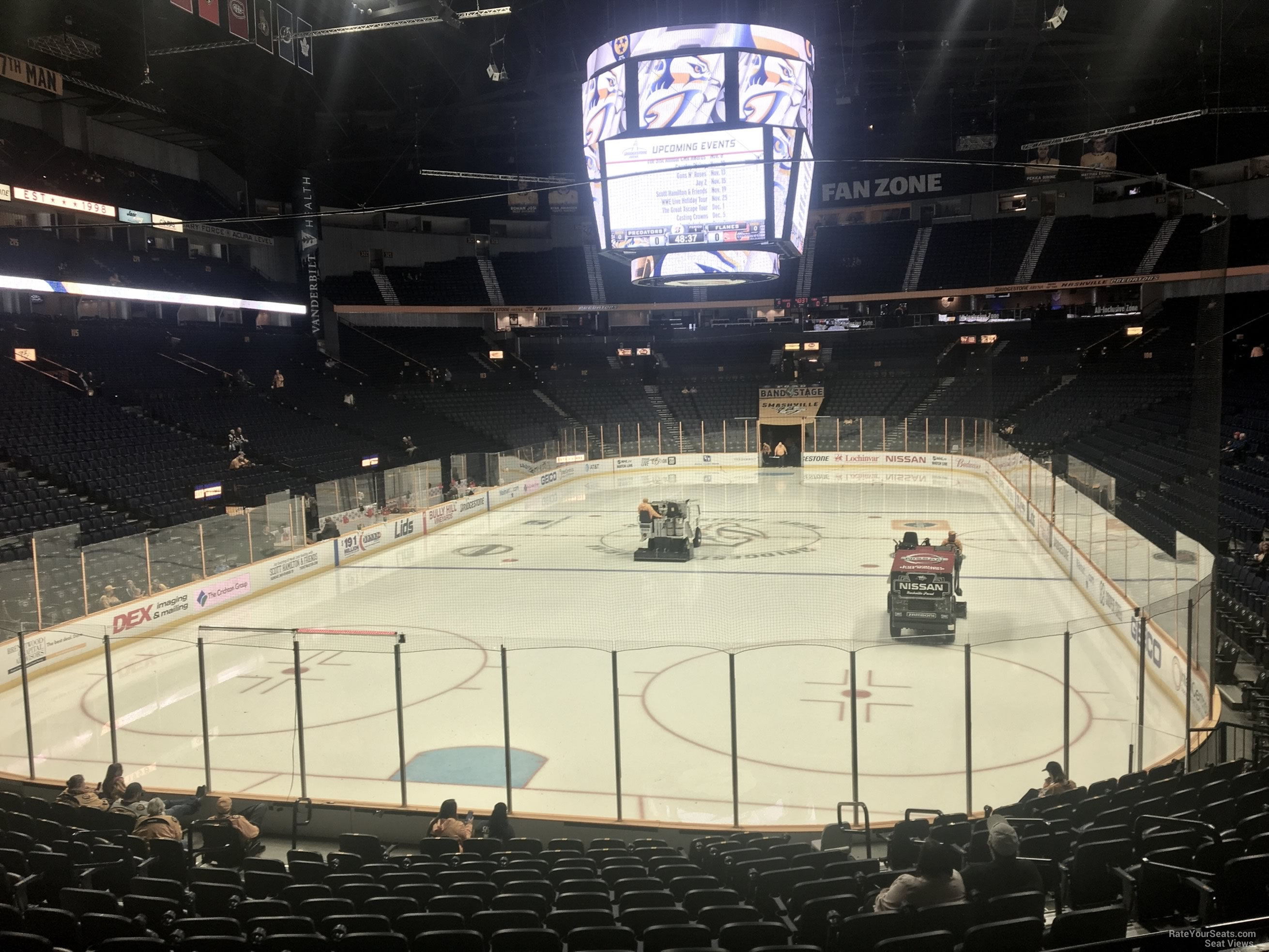 Section 101 at Bridgestone Arena Nashville Predators