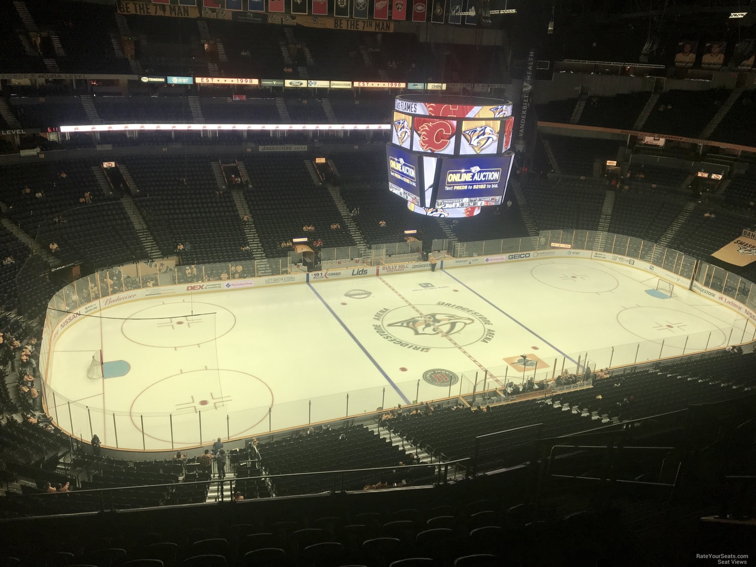 Bridgestone Arena Section 307 - Nashville Predators - RateYourSeats.com