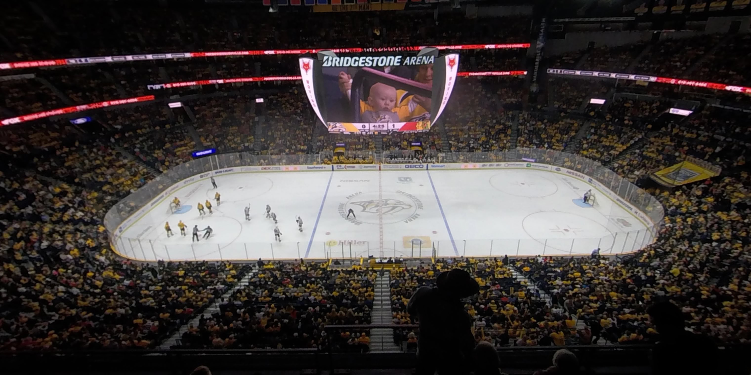 section 309 panoramic seat view  for hockey - bridgestone arena