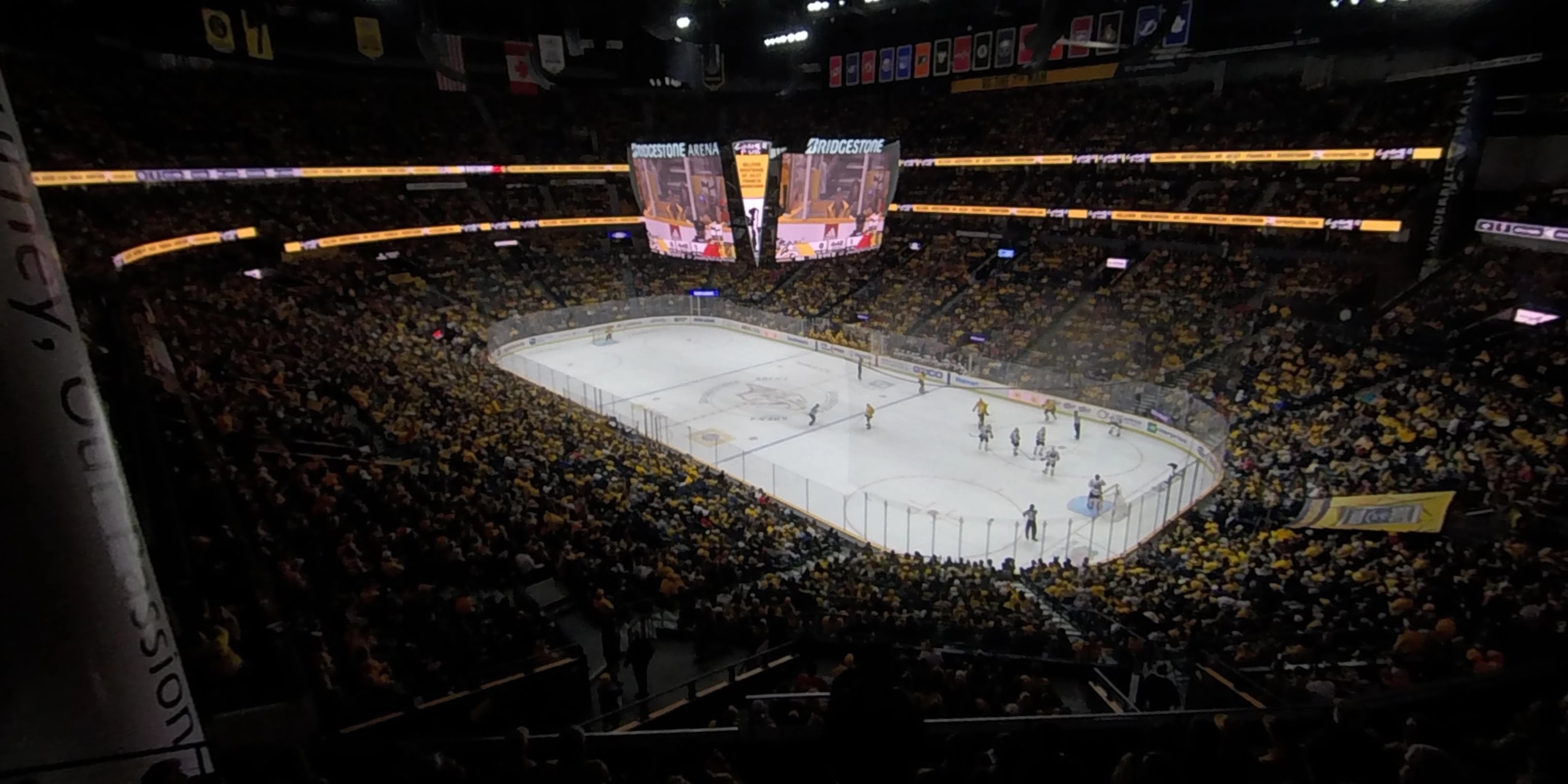 section 313 panoramic seat view  for hockey - bridgestone arena