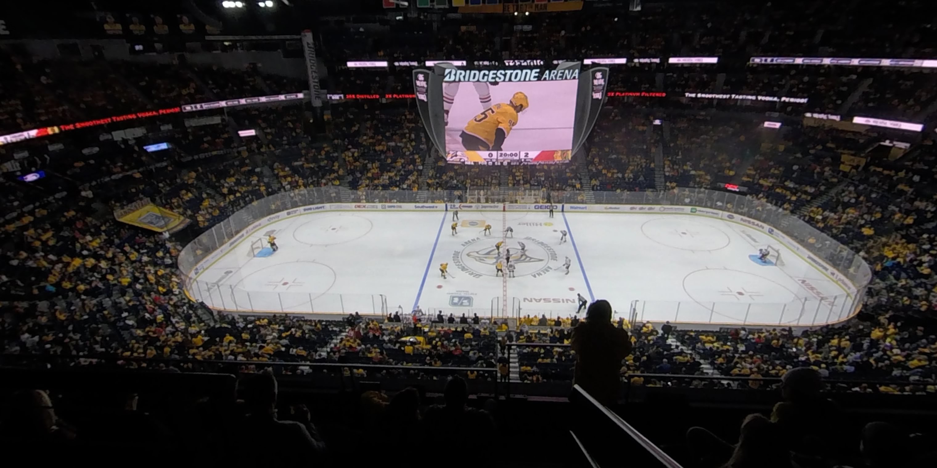 section 325 panoramic seat view  for hockey - bridgestone arena