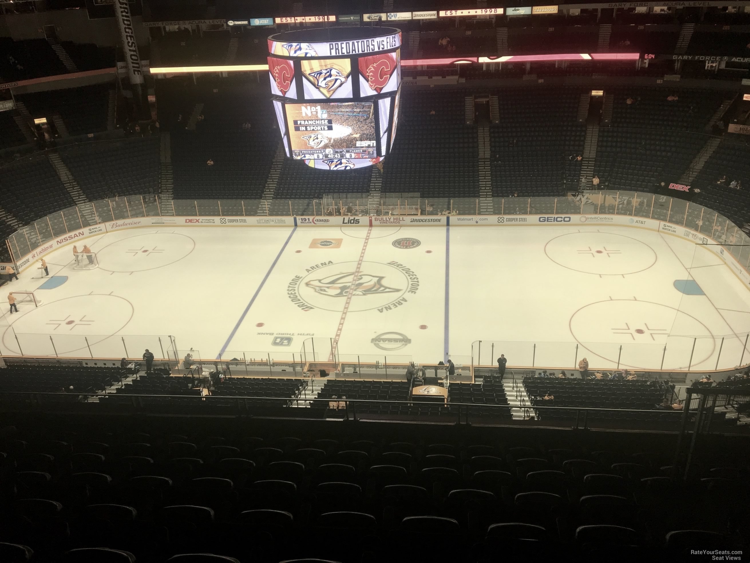 Section 326 at Bridgestone Arena - Nashville Predators - RateYourSeats.com