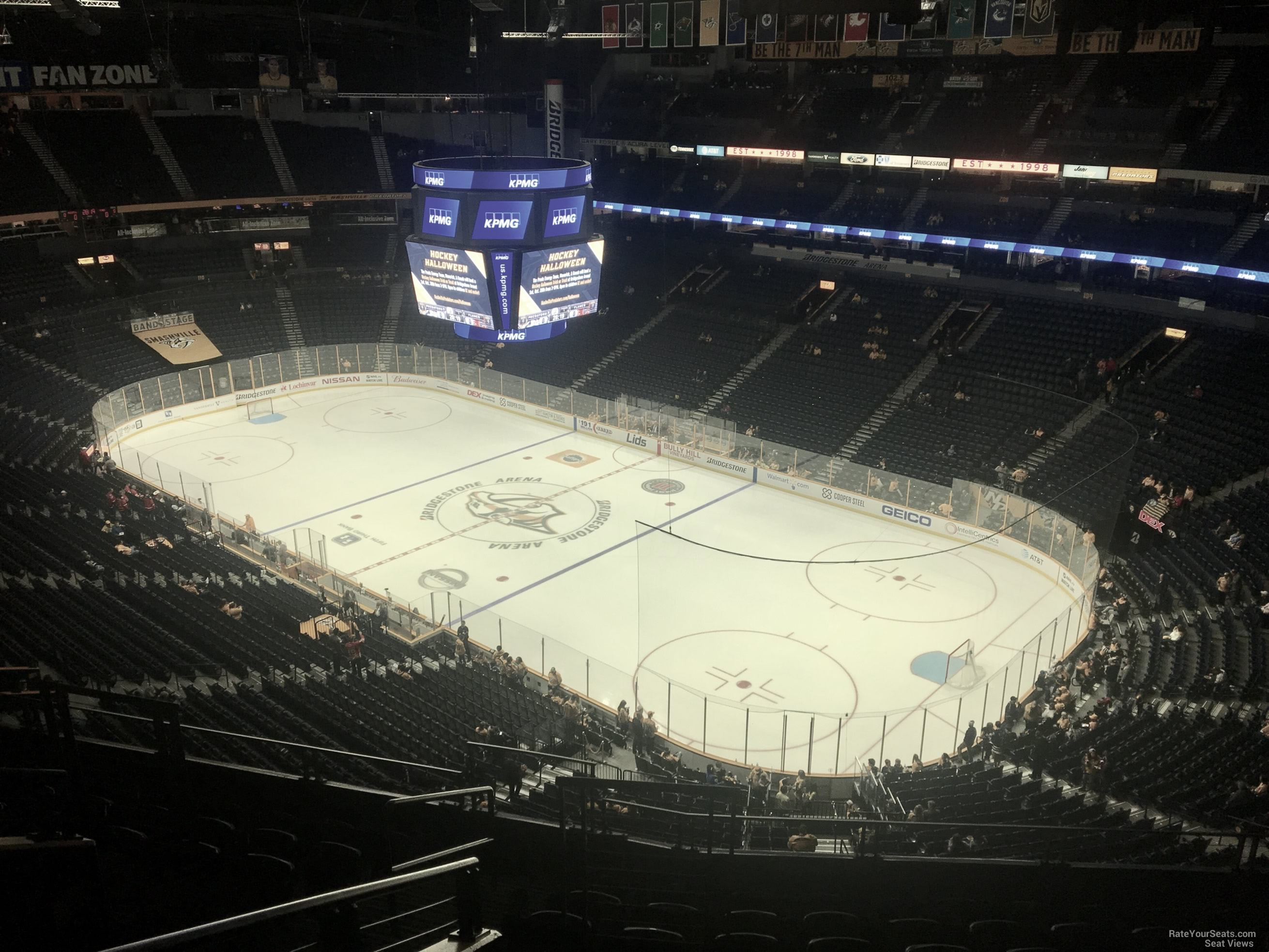 Section 330 at Bridgestone Arena Nashville Predators