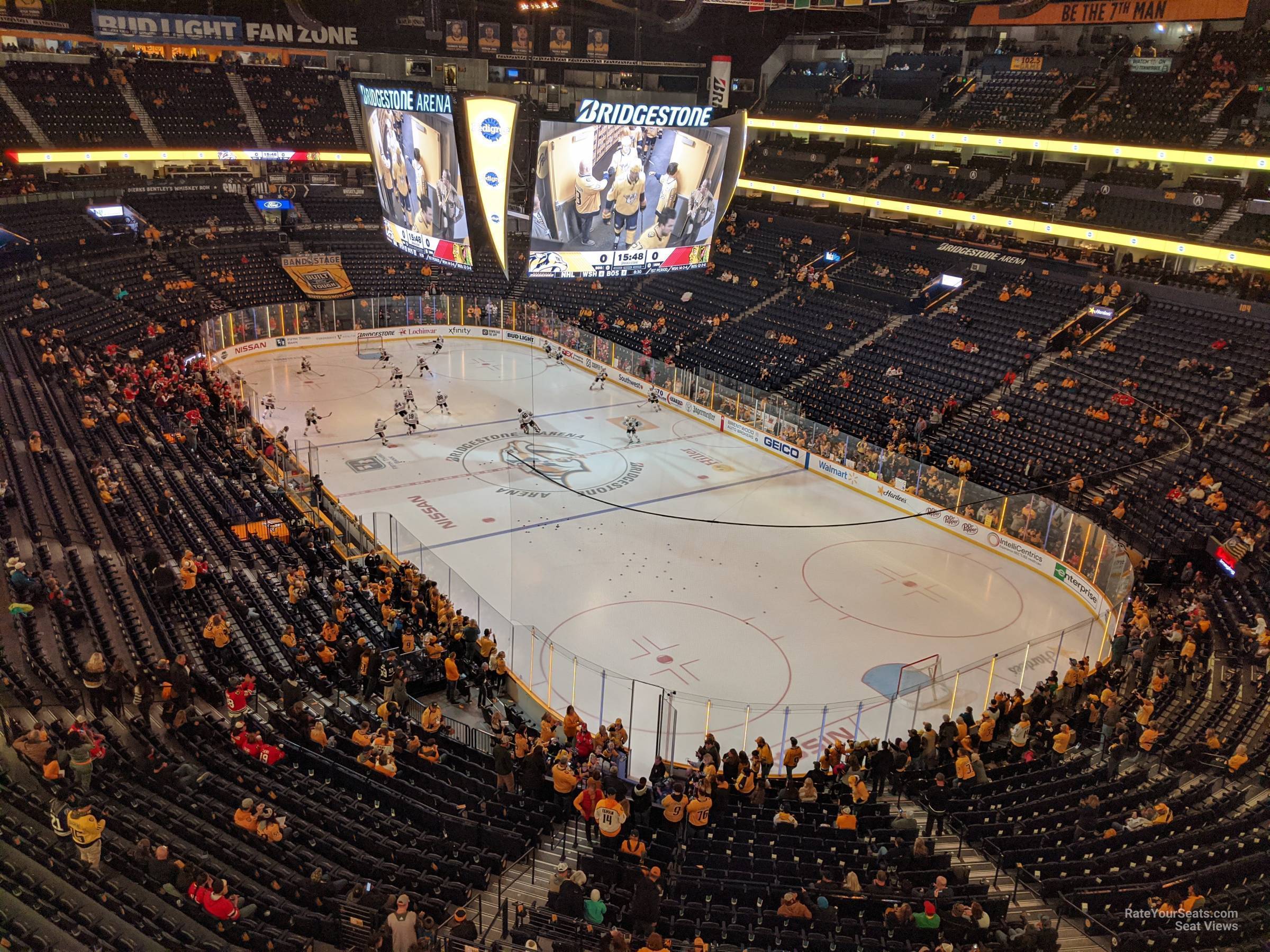 Bridgestone Arena Section 331 - Nashville Predators ...