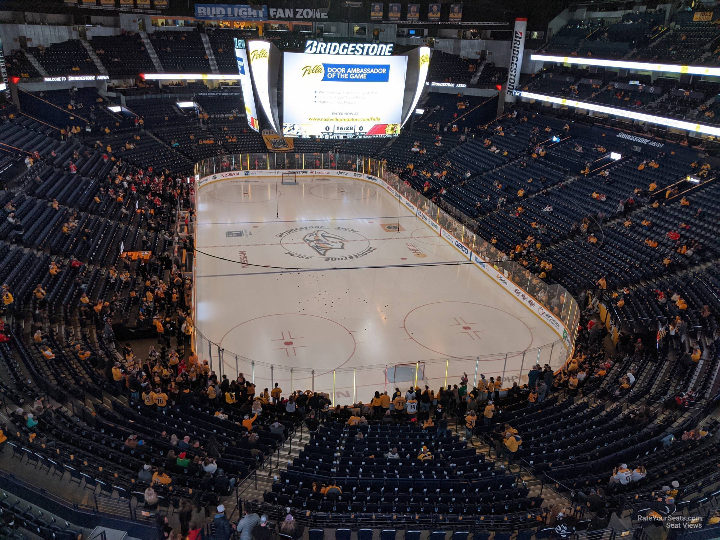 Bridgestone Arena Section 333 - Nashville Predators - RateYourSeats.com