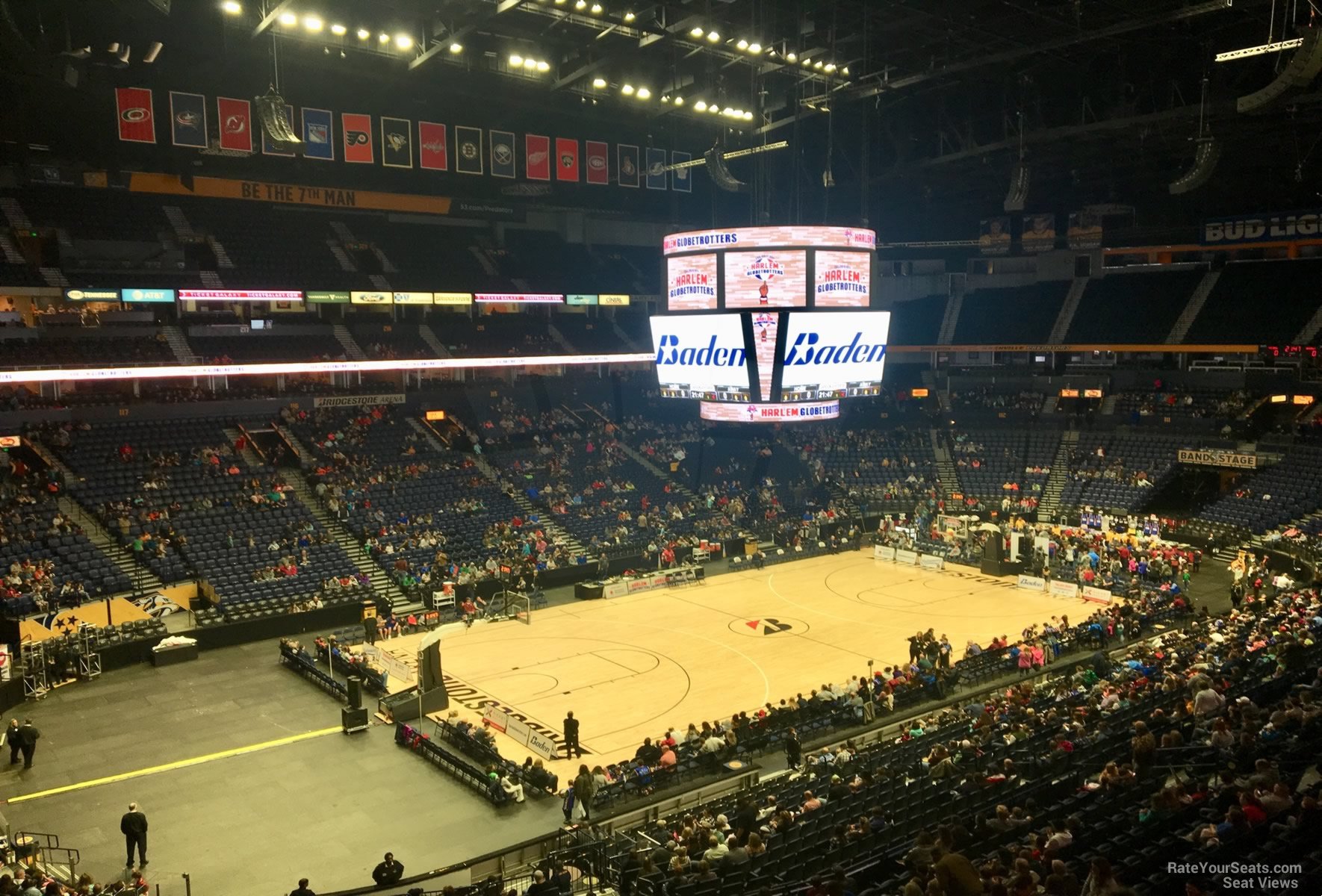 Bridgestone Arena Section 206 Basketball Seating - RateYourSeats.com