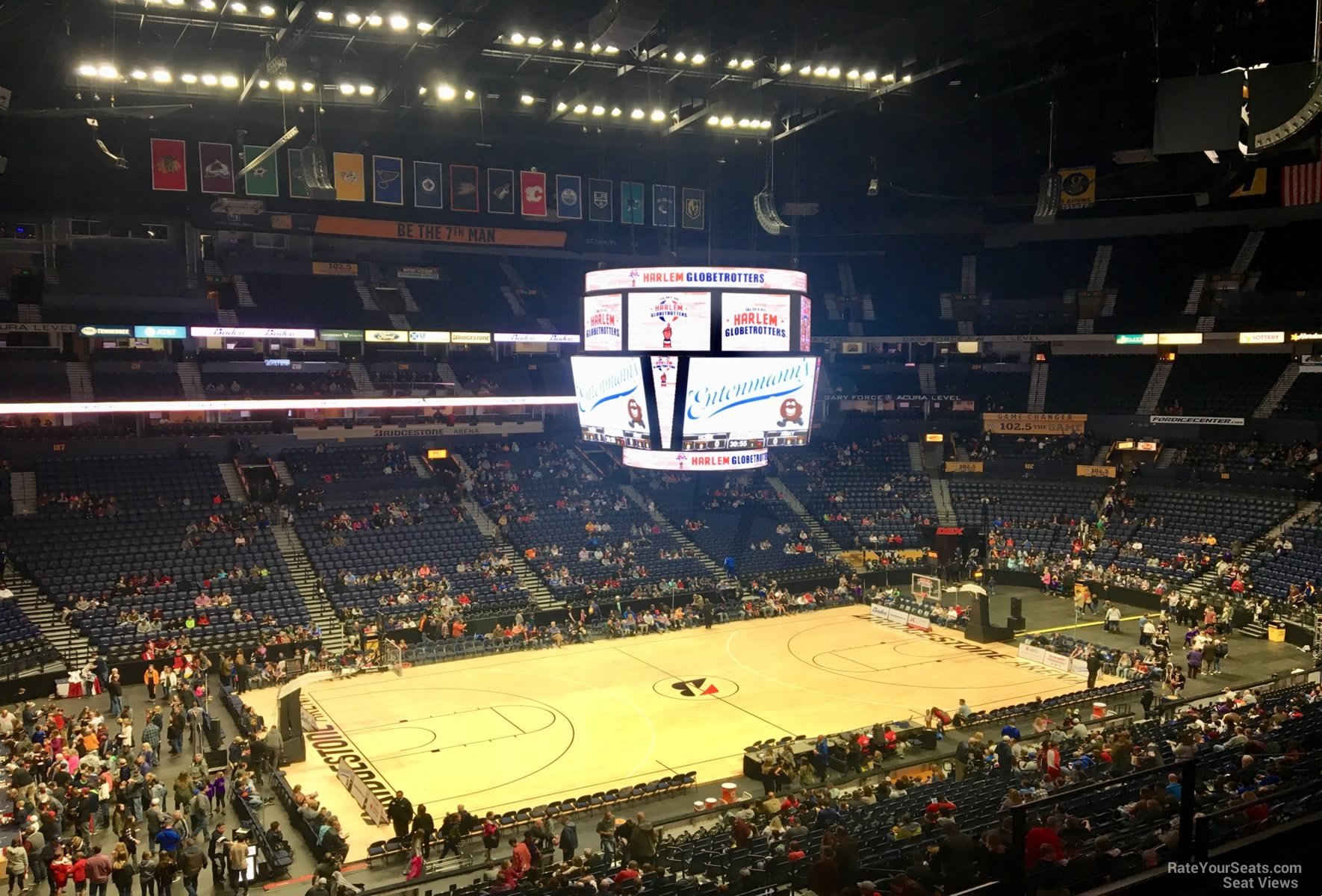 Bridgestone Arena Section 213 Basketball Seating - RateYourSeats.com