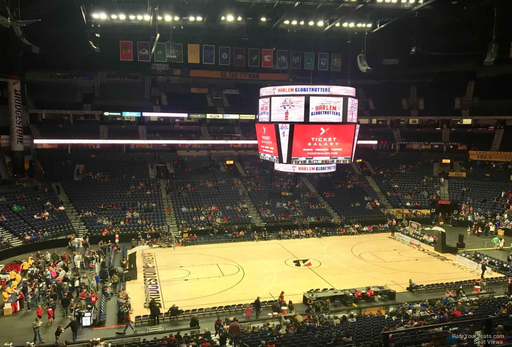 Bridgestone Arena Section 214 Basketball Seating - RateYourSeats.com