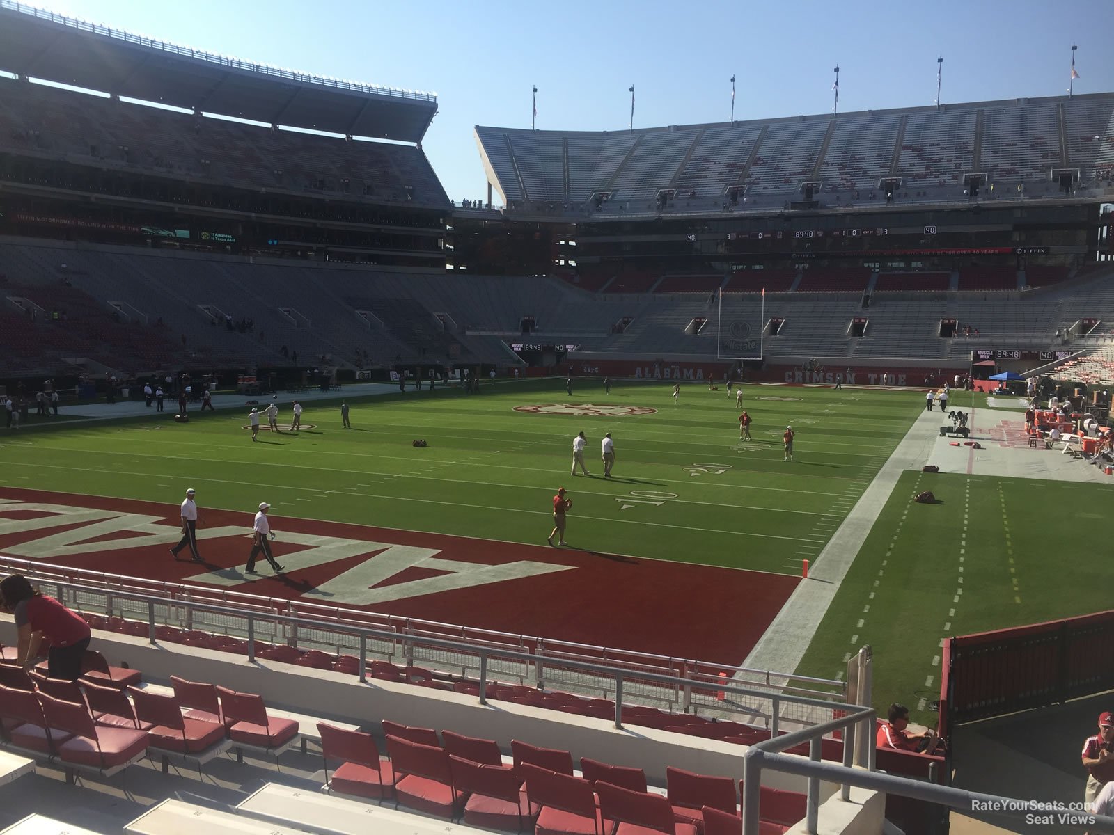 section n2, row 20 seat view  - bryant-denny stadium