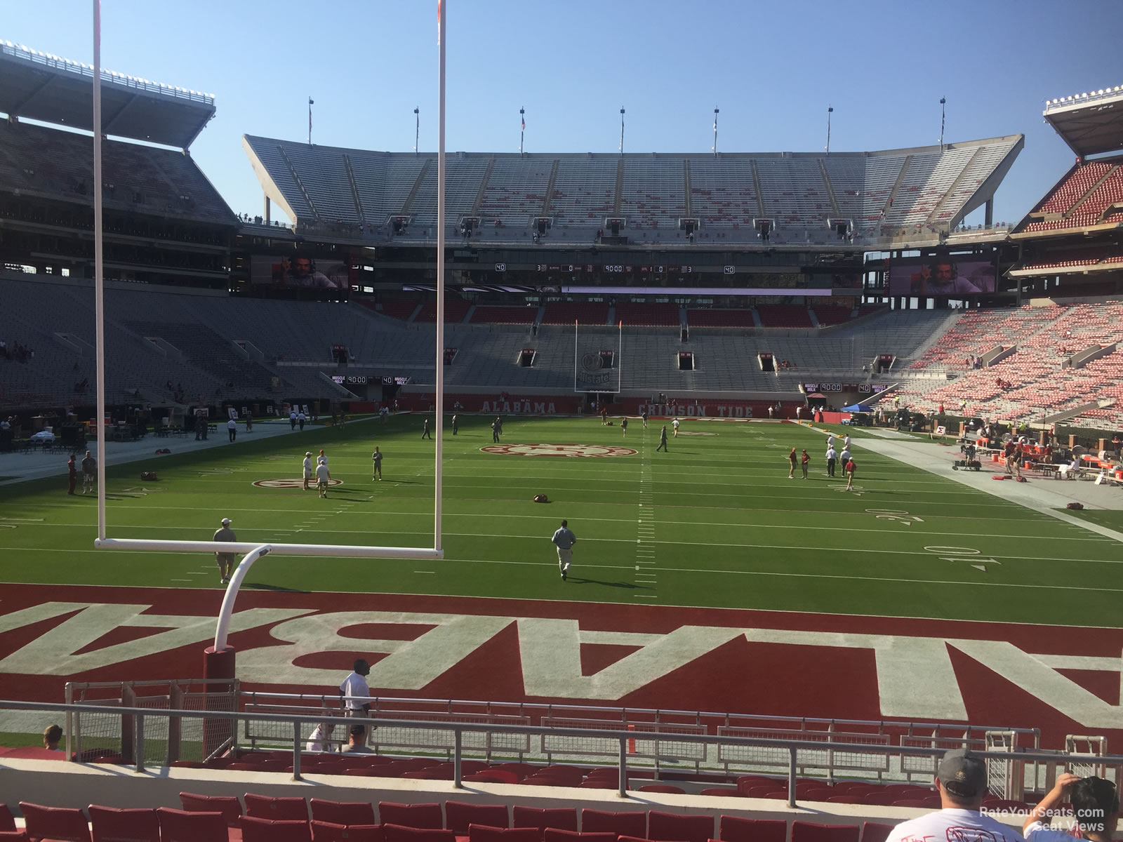 section n4, row 20 seat view  - bryant-denny stadium