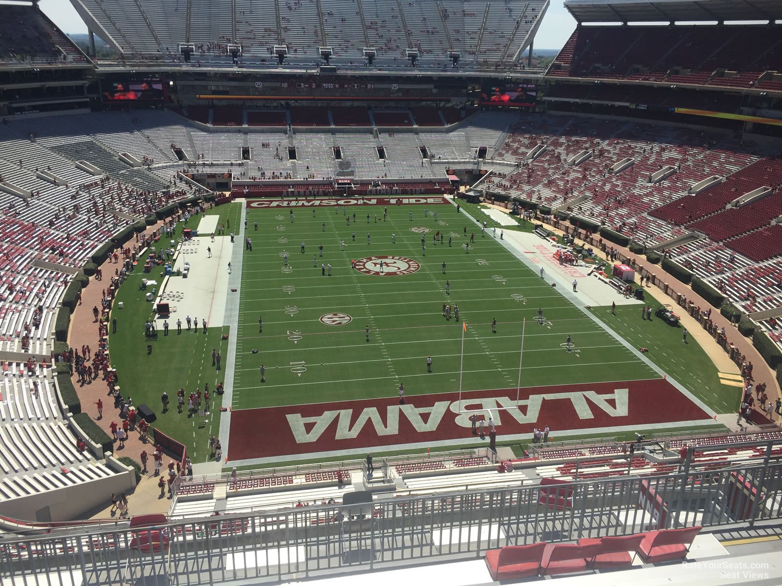 Section Nn9 At Bryant Denny Stadium Rateyourseats Com