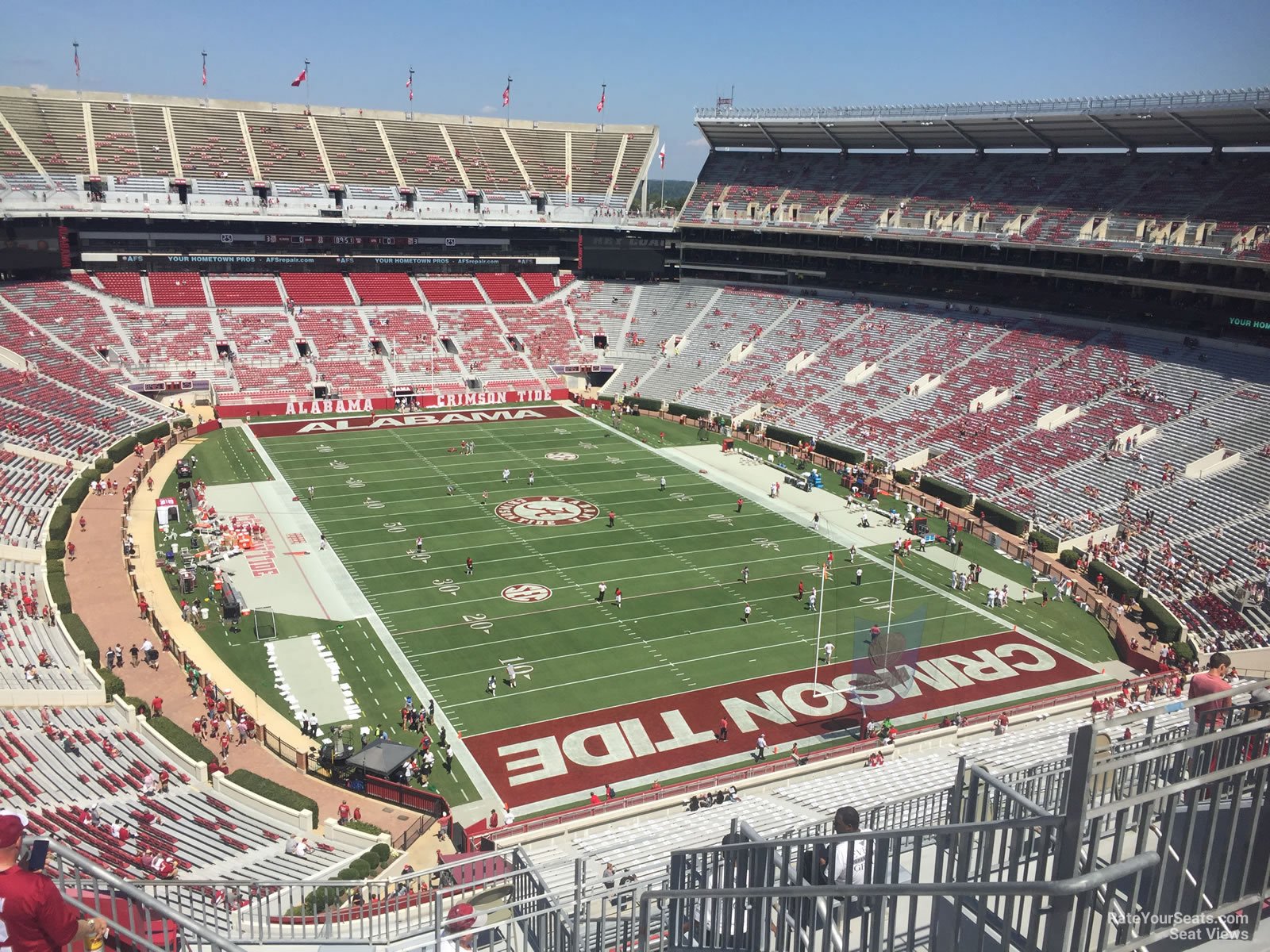Bryant Denny Stadium Seating Chart With Seat Numbers