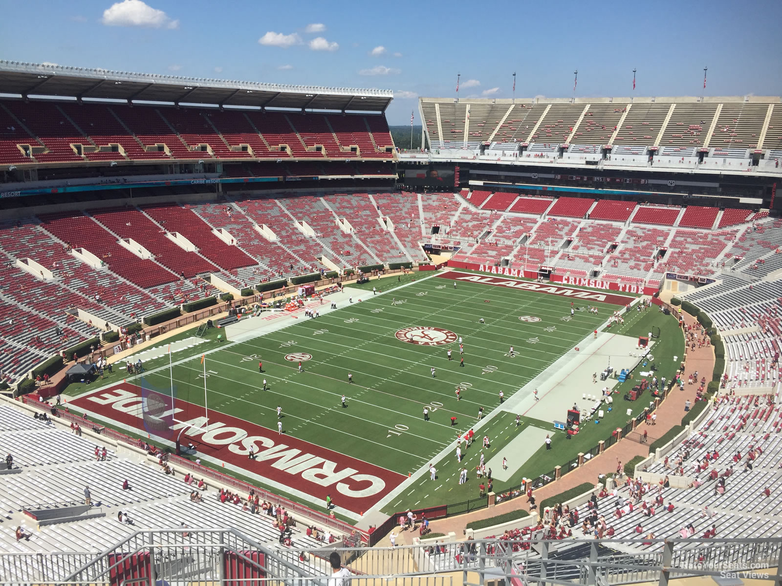 section ss2, row 10 seat view  - bryant-denny stadium