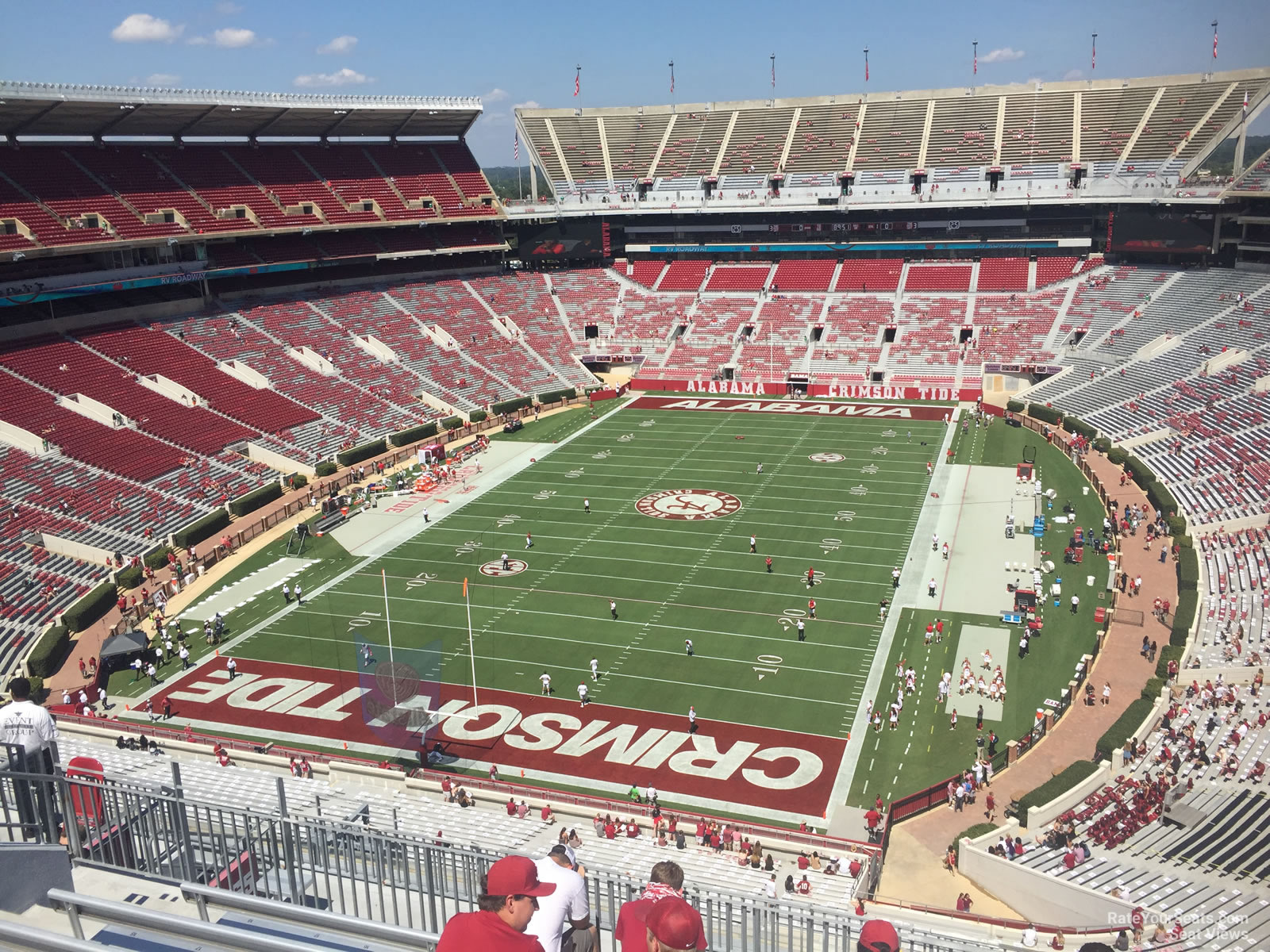 section ss5, row 10 seat view  - bryant-denny stadium