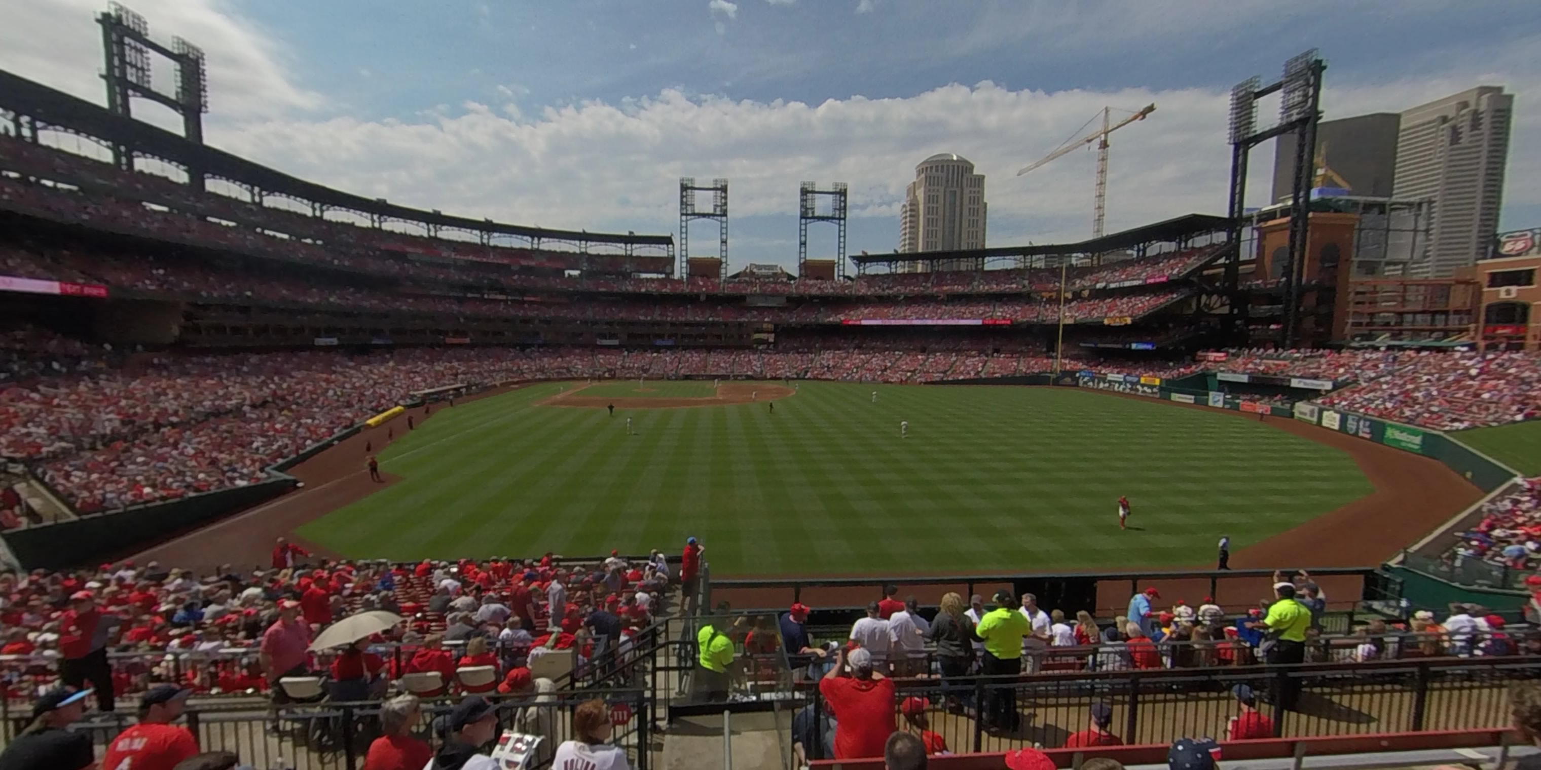 section 109 panoramic seat view  - busch stadium