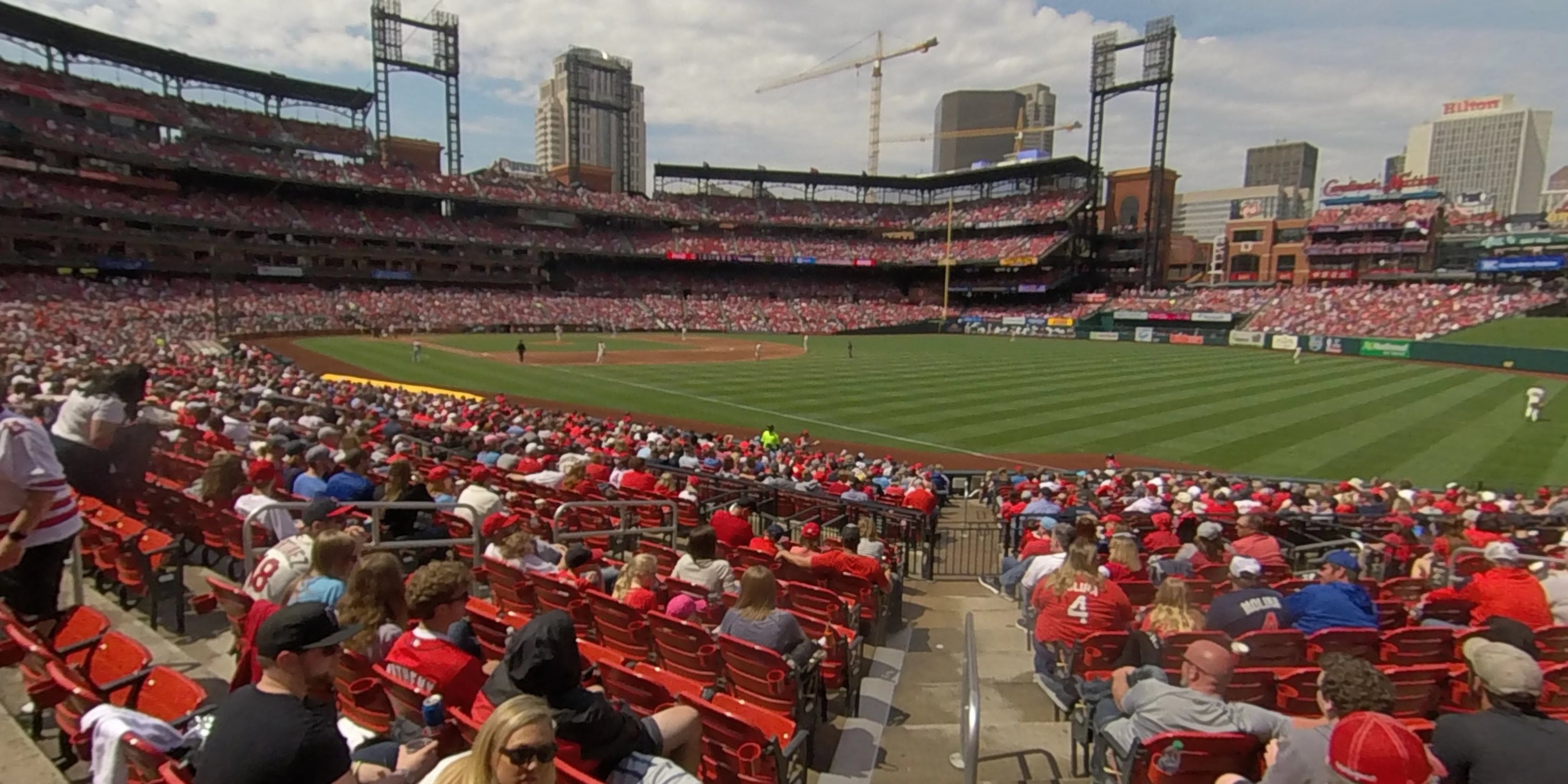 view from my seat busch stadium