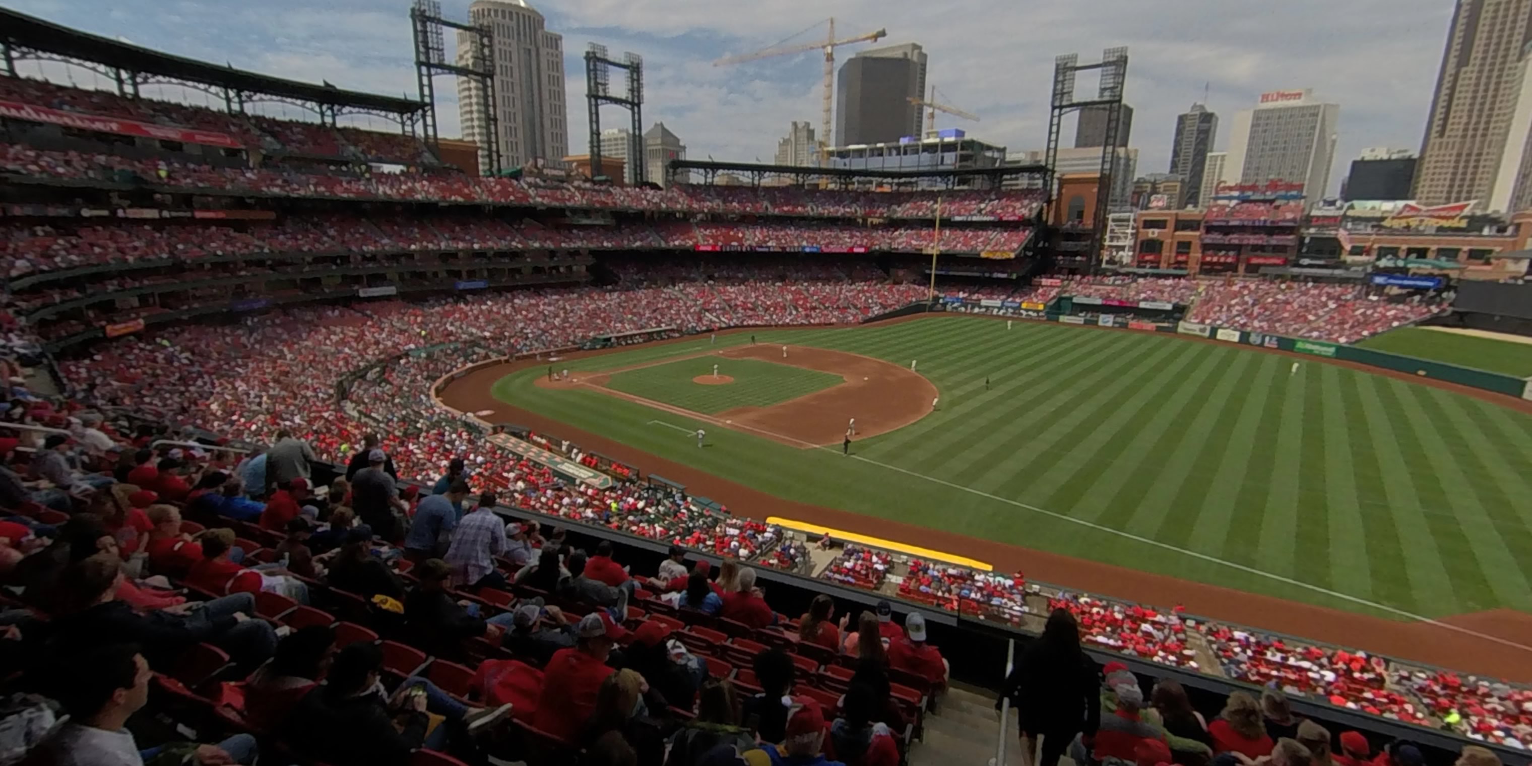 section 237 panoramic seat view  - busch stadium