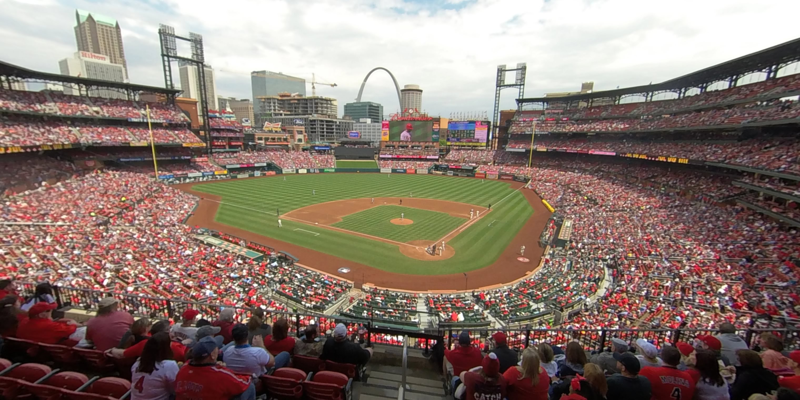 section 251 panoramic seat view  - busch stadium