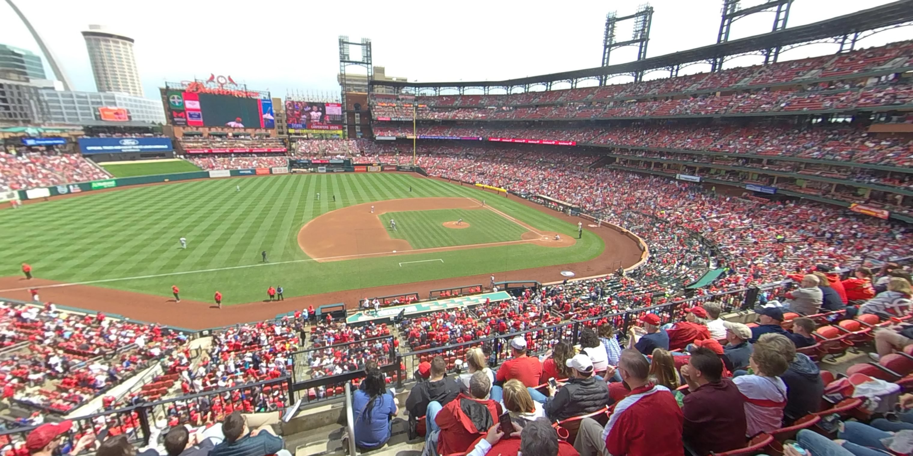 view from my seat busch stadium