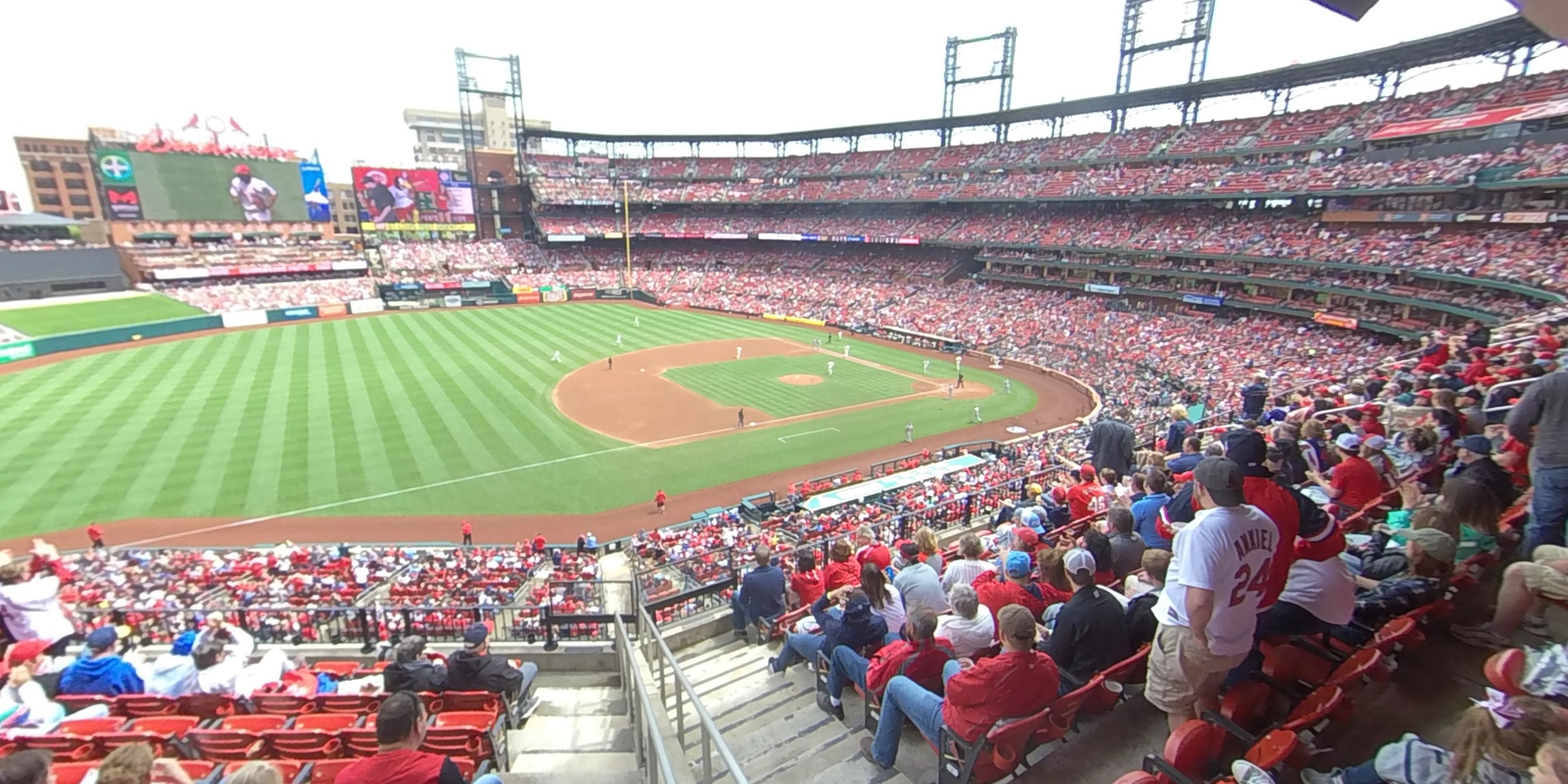 section 259 panoramic seat view  - busch stadium