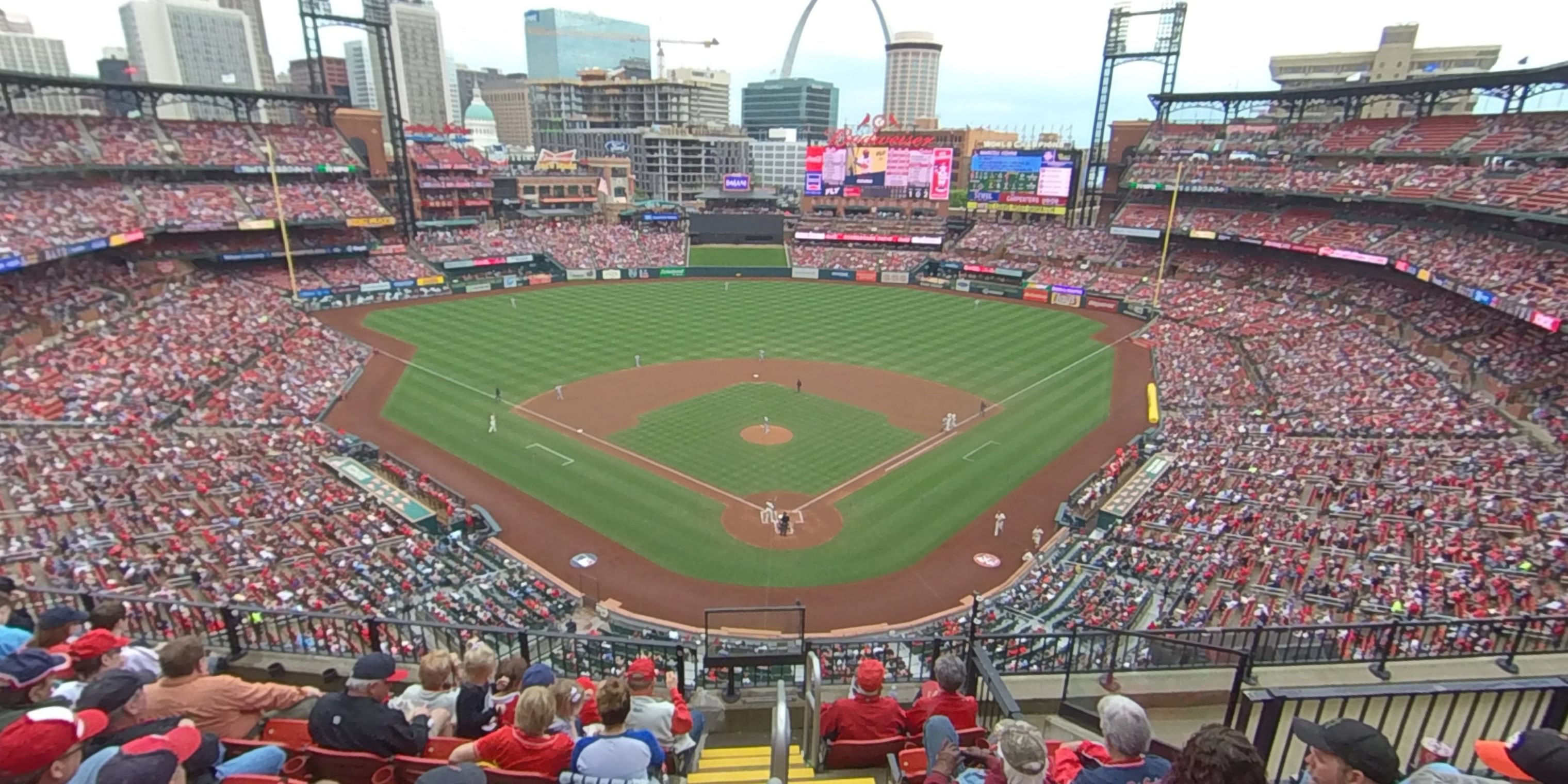 section 350 panoramic seat view  - busch stadium