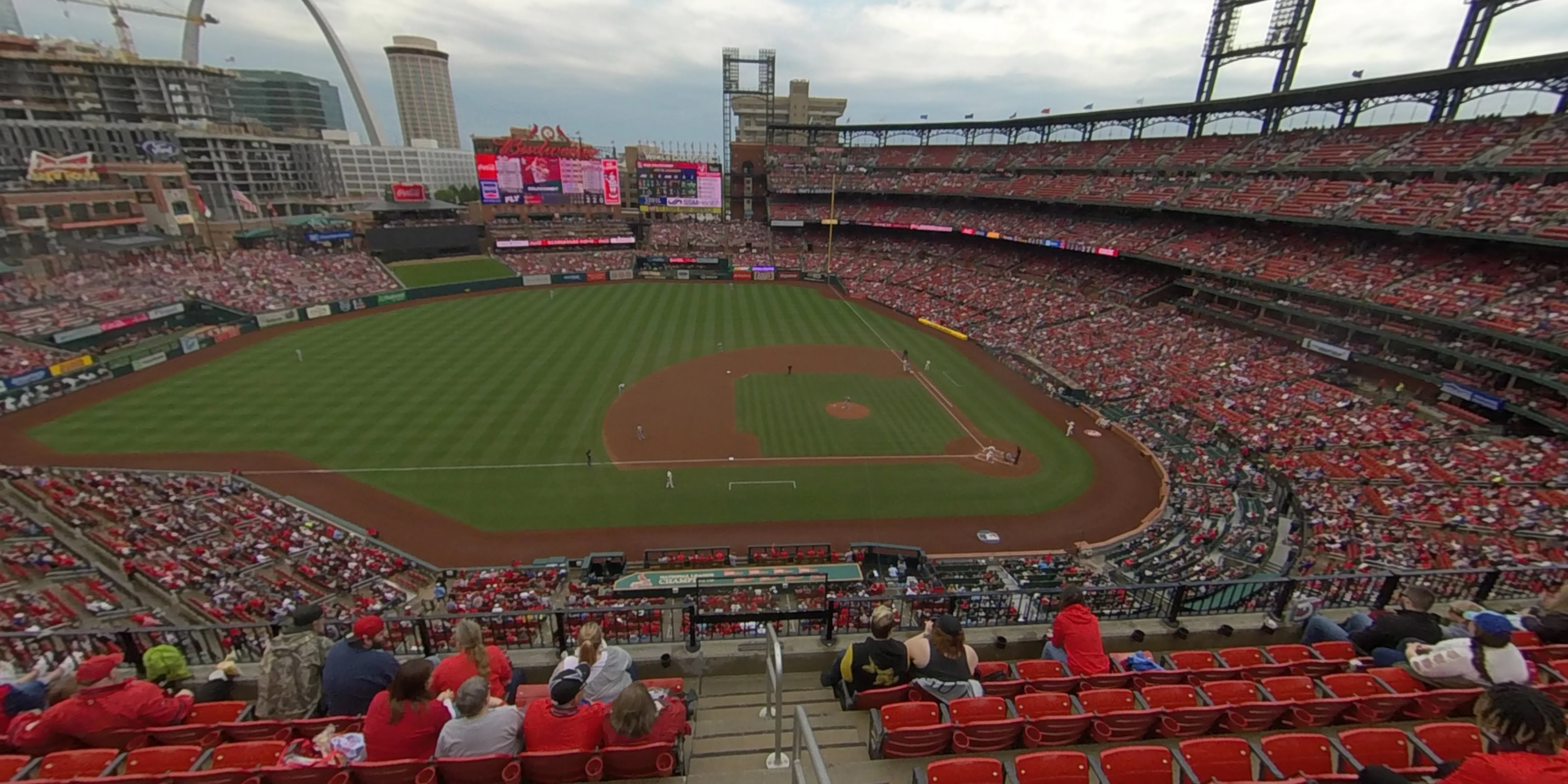 Busch Stadium Ink Sketch - St. Louis Cardinals - by S. Preston – S