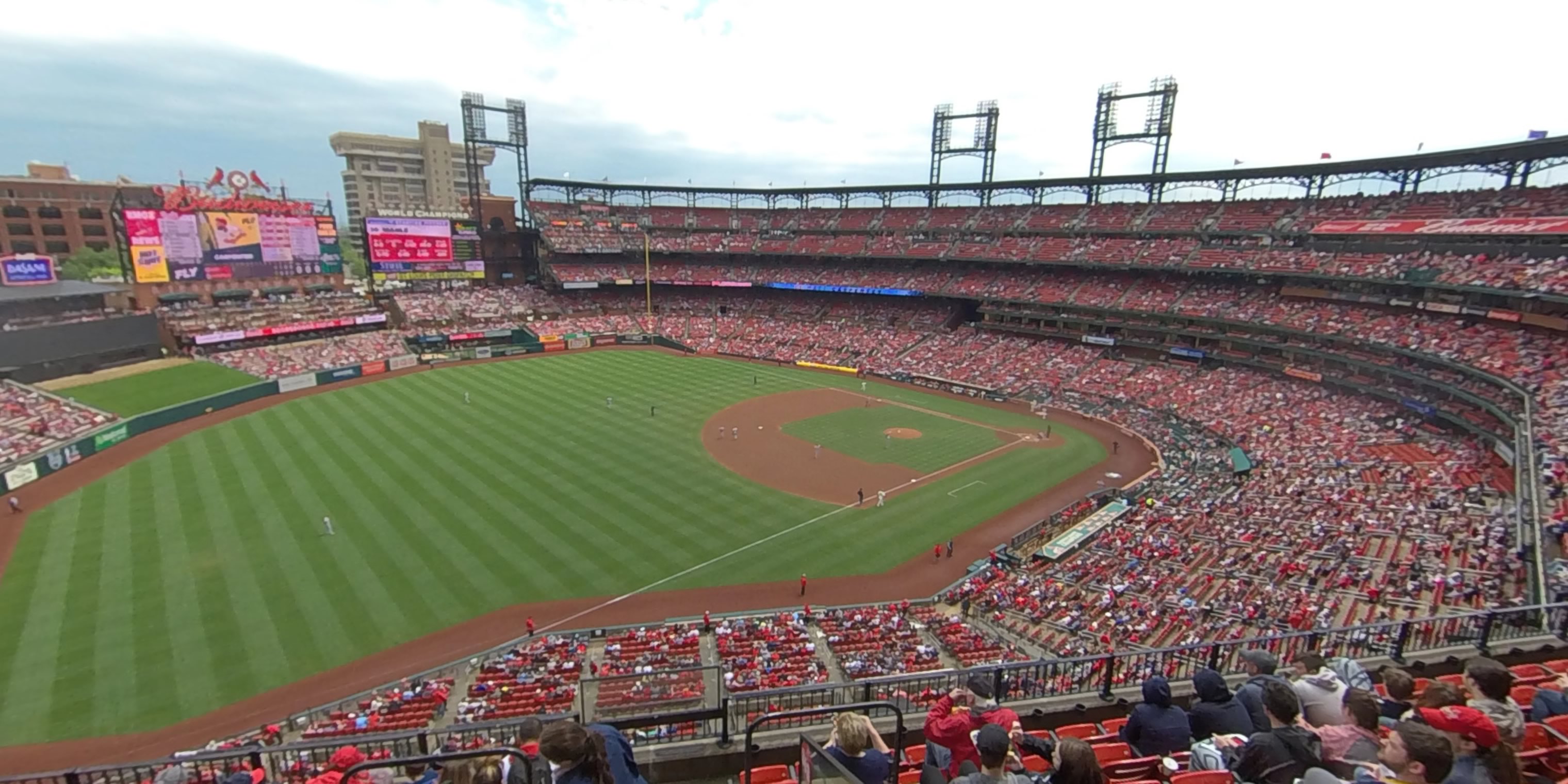 Left Field Wall - Busch Stadium  Busch stadium, Baseball field, Field