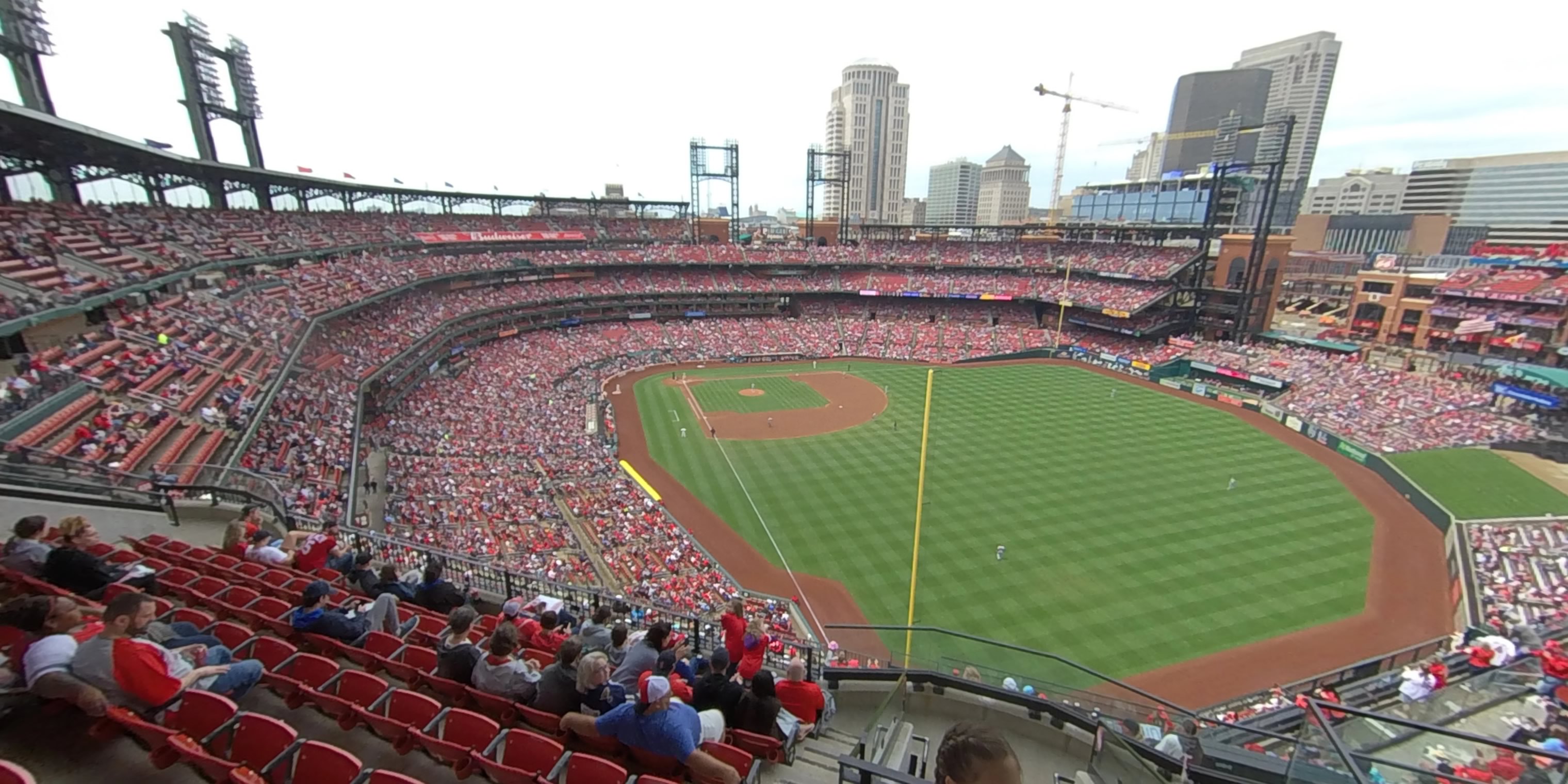 section 431 panoramic seat view  - busch stadium