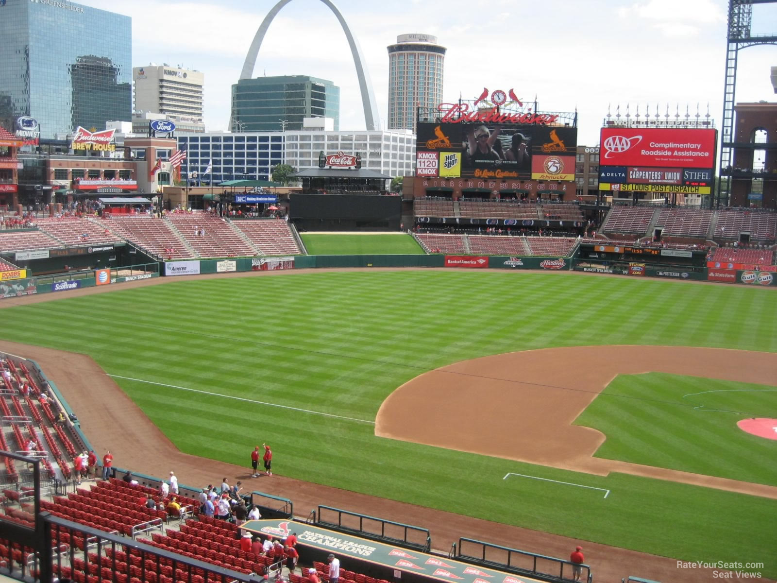 Cardinals Seating Chart Infield Redbird Club | Cabinets Matttroy