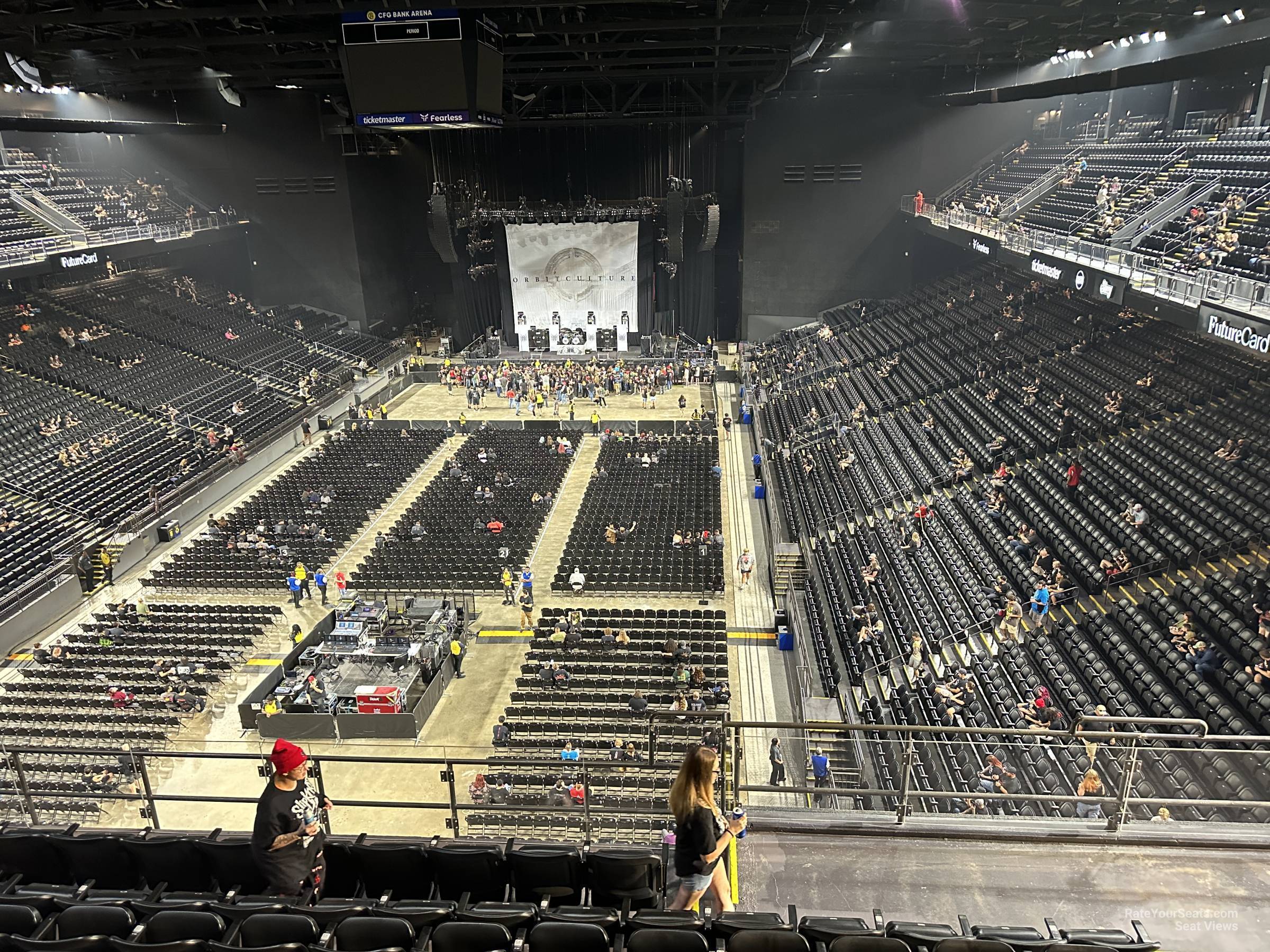section 209, row j seat view - cfg bank arena