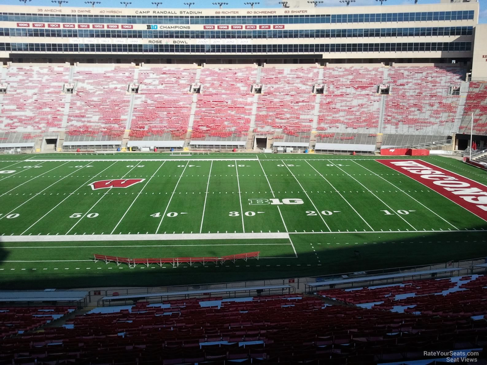 Section D at Camp Randall Stadium - RateYourSeats.com