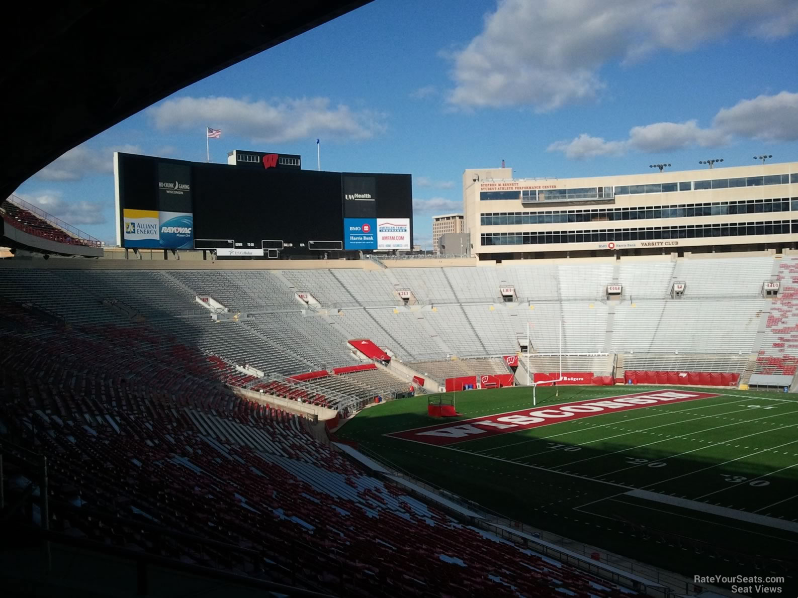 Section D At Camp Randall Stadium - RateYourSeats.com