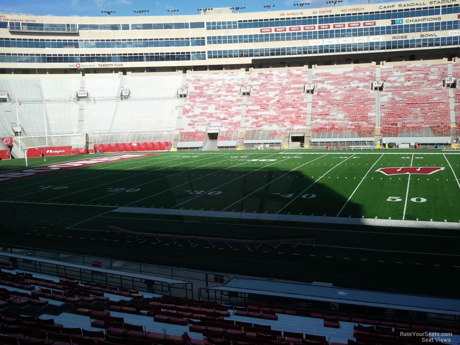 Section E at Camp Randall Stadium - RateYourSeats.com