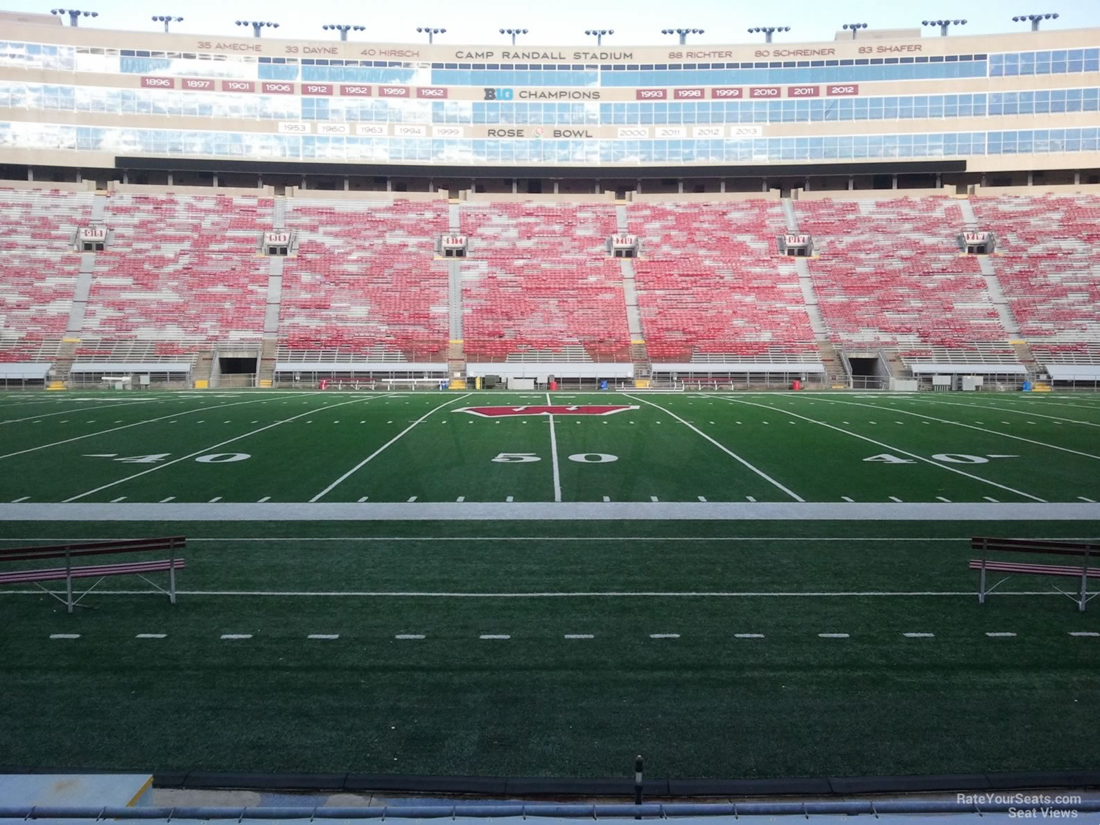 Section E At Camp Randall Stadium - RateYourSeats.com